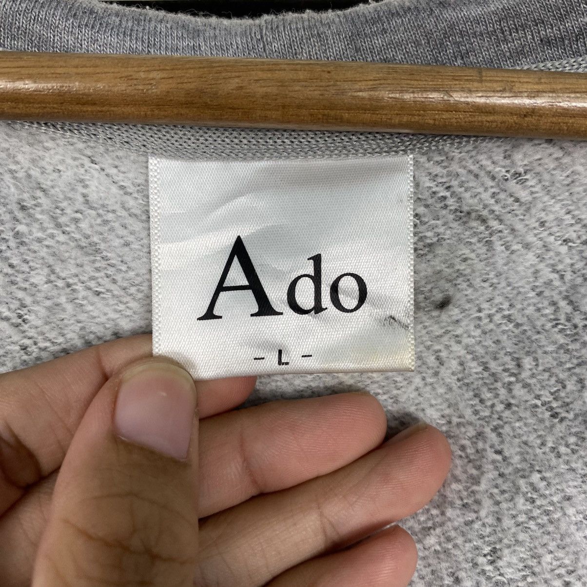 Japanese Brand Vintage Zipper Hoodie Ado Cartoon Big Logo Size US L / EU 52-54 / 3 - 20 Thumbnail