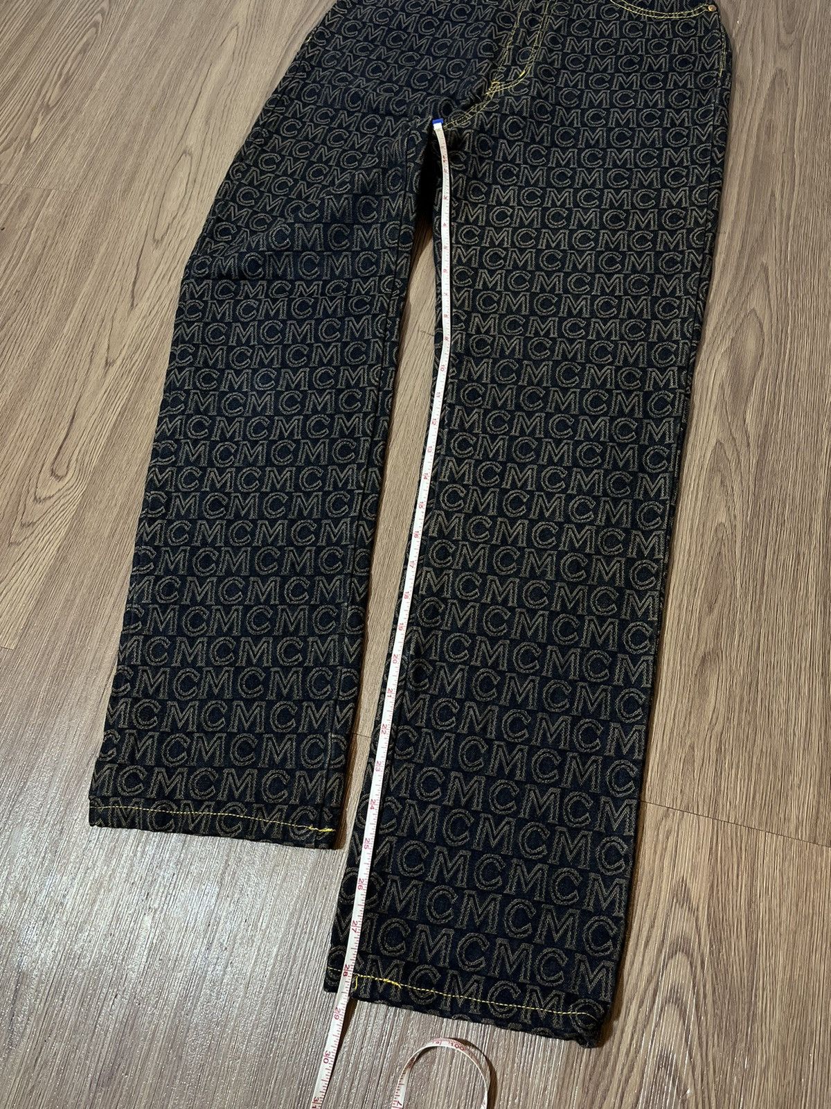 MCM MCM Legere Vintage Monogram Denim Size US 26 / EU 42 - 17 Thumbnail