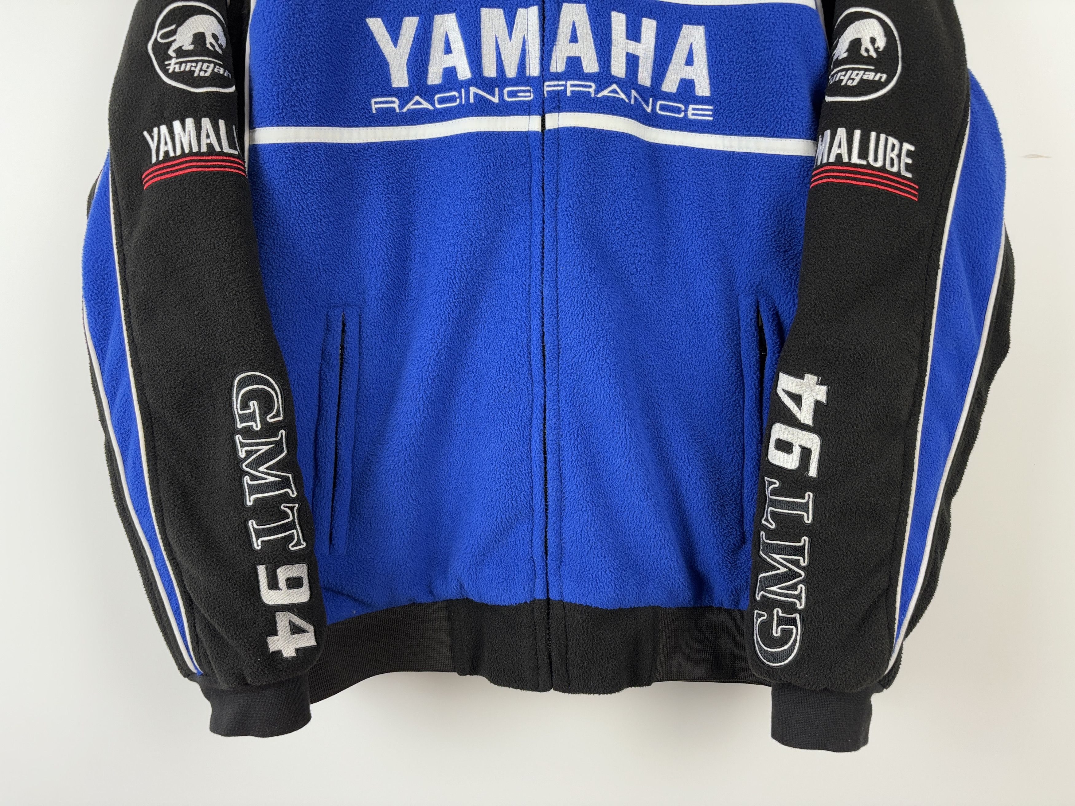Yamaha Mens Yamaha Racing GMT 94 Fleece Jacket Blue Black Size M Size US M / EU 48-50 / 2 - 3 Thumbnail