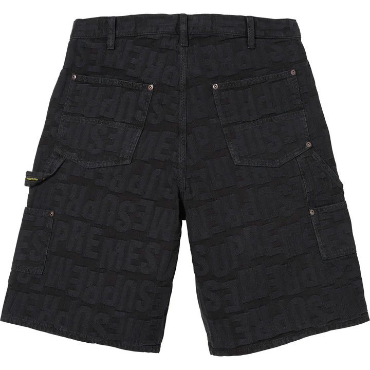 Supreme Supreme Repeat Jacquard Double Knee Denim Short Size US 38 / EU 54 - 2 Thumbnail
