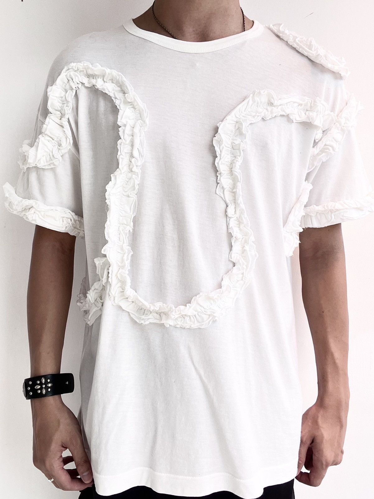Dries Van Noten Dries Van Noten Ruffle T-shirt Size US L / EU 52-54 / 3 - 1 Thumbnail