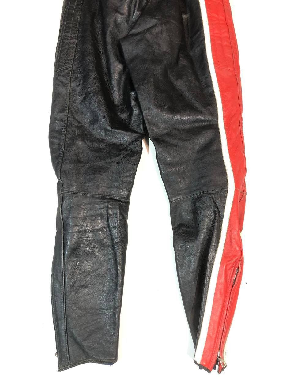 Japanese Brand × Leather Vintage RaRe Racing Moto Leather Pants Size US 28 / EU 44 - 8 Thumbnail