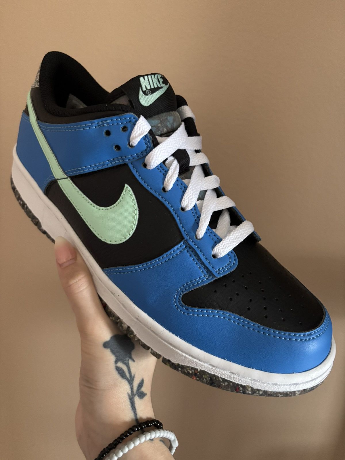 Nike Nike Dunk Low SE GS 'Black Light Photo Blue Mint Foam' Size US 7 / EU 40 - 2 Thumbnail