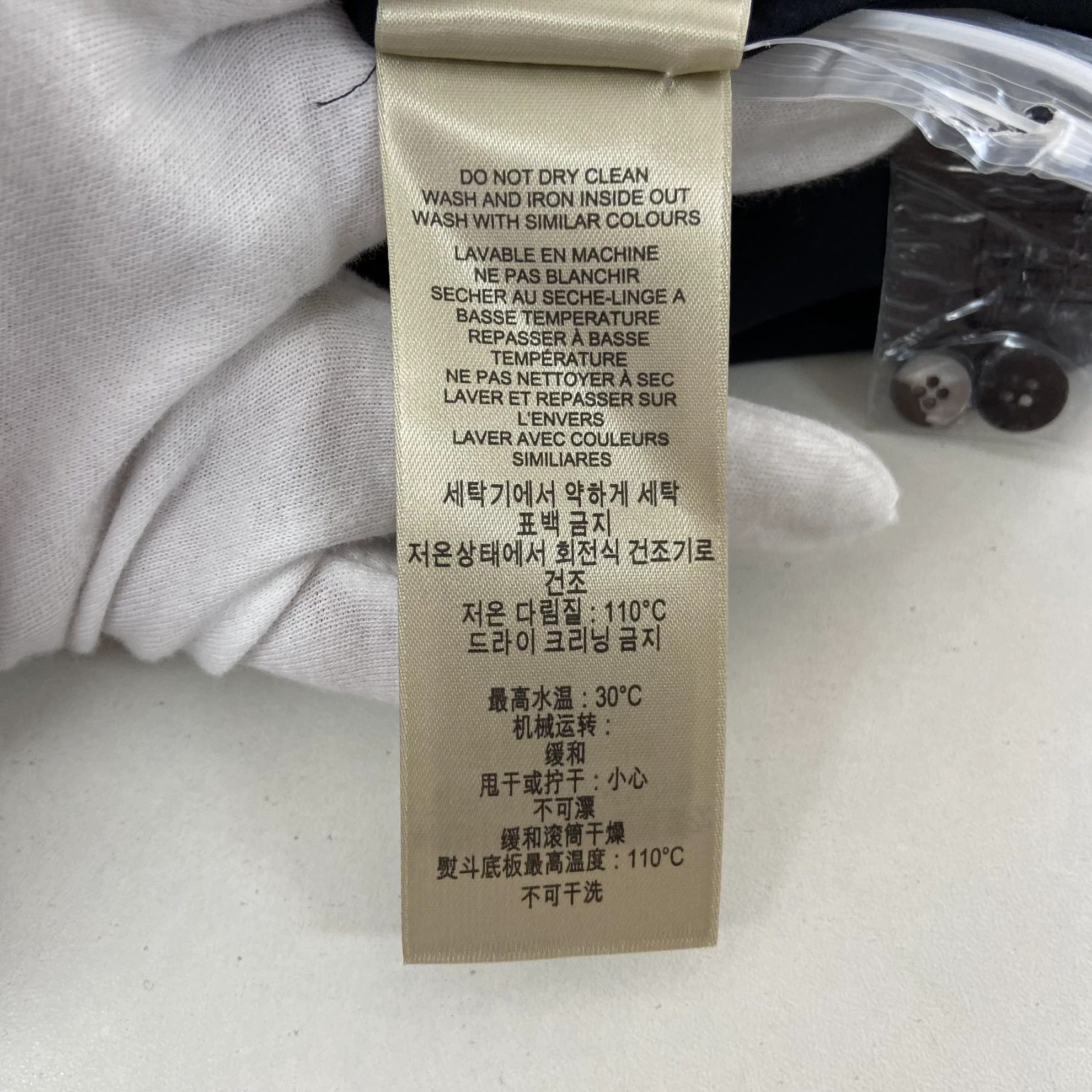 Burberry Burberry Black Shirt M 0337 Size M / US 6-8 / IT 42-44 - 6 Thumbnail