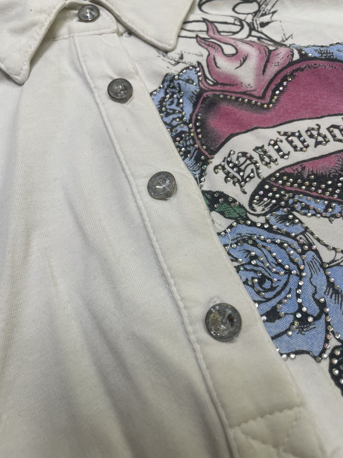 Hysteric Glamour × If Six Was Nine × Le Grande Bleu (L.G.B.) IfSixWasNine LGB Hard Soda Bardsoda Tattoo Mesh Top Glam Size US M / EU 48-50 / 2 - 8 Thumbnail