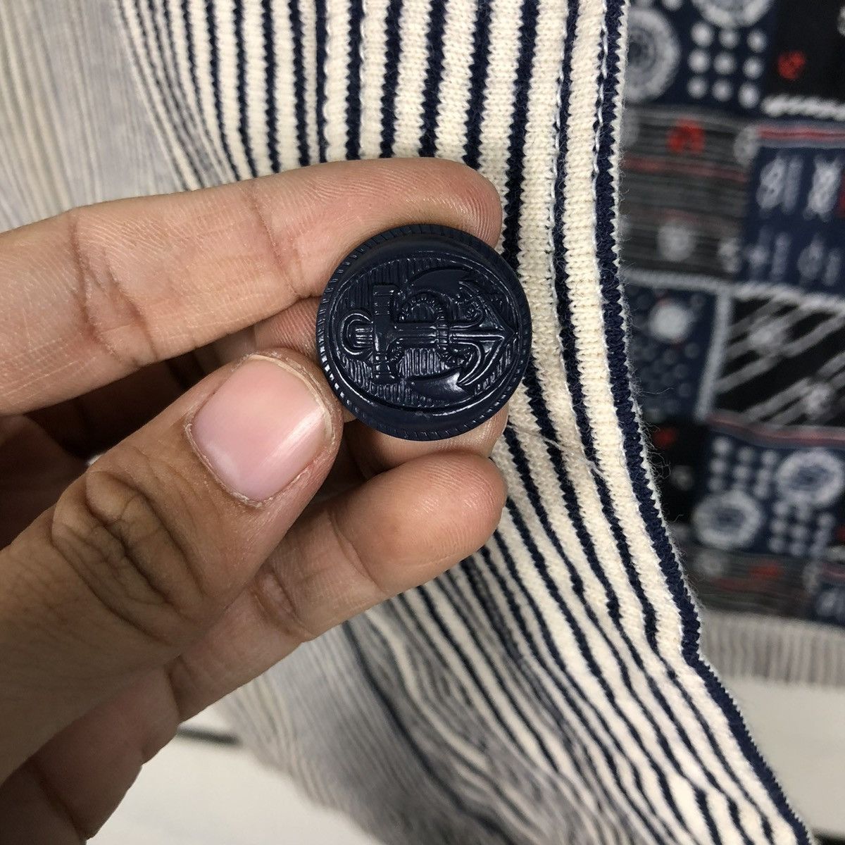 45rpm 🔥VINTAGE CHORE WORK JACKET BUTTON ANICA JAPAN Size US M / EU 48-50 / 2 - 15 Thumbnail