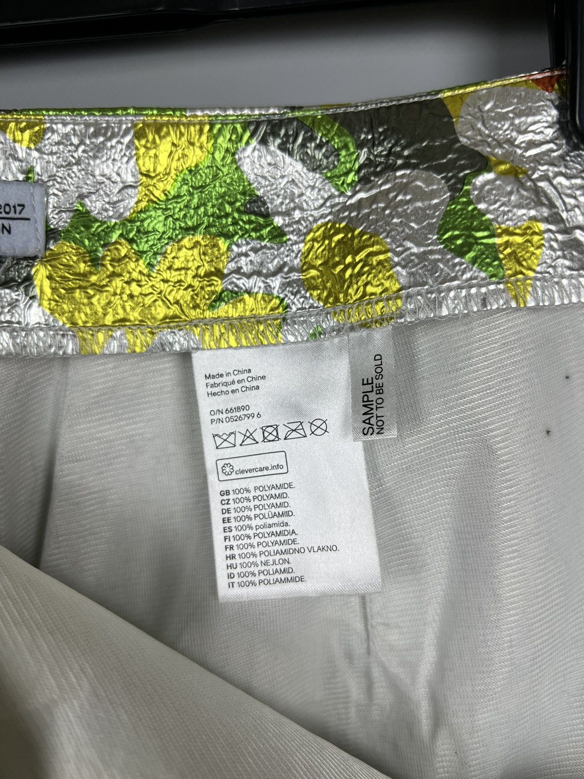 H&M Richard Quinn H&M Design Award Runway Floral Trousers SAMPE Size 26" / US 2 / IT 38 - 12 Thumbnail