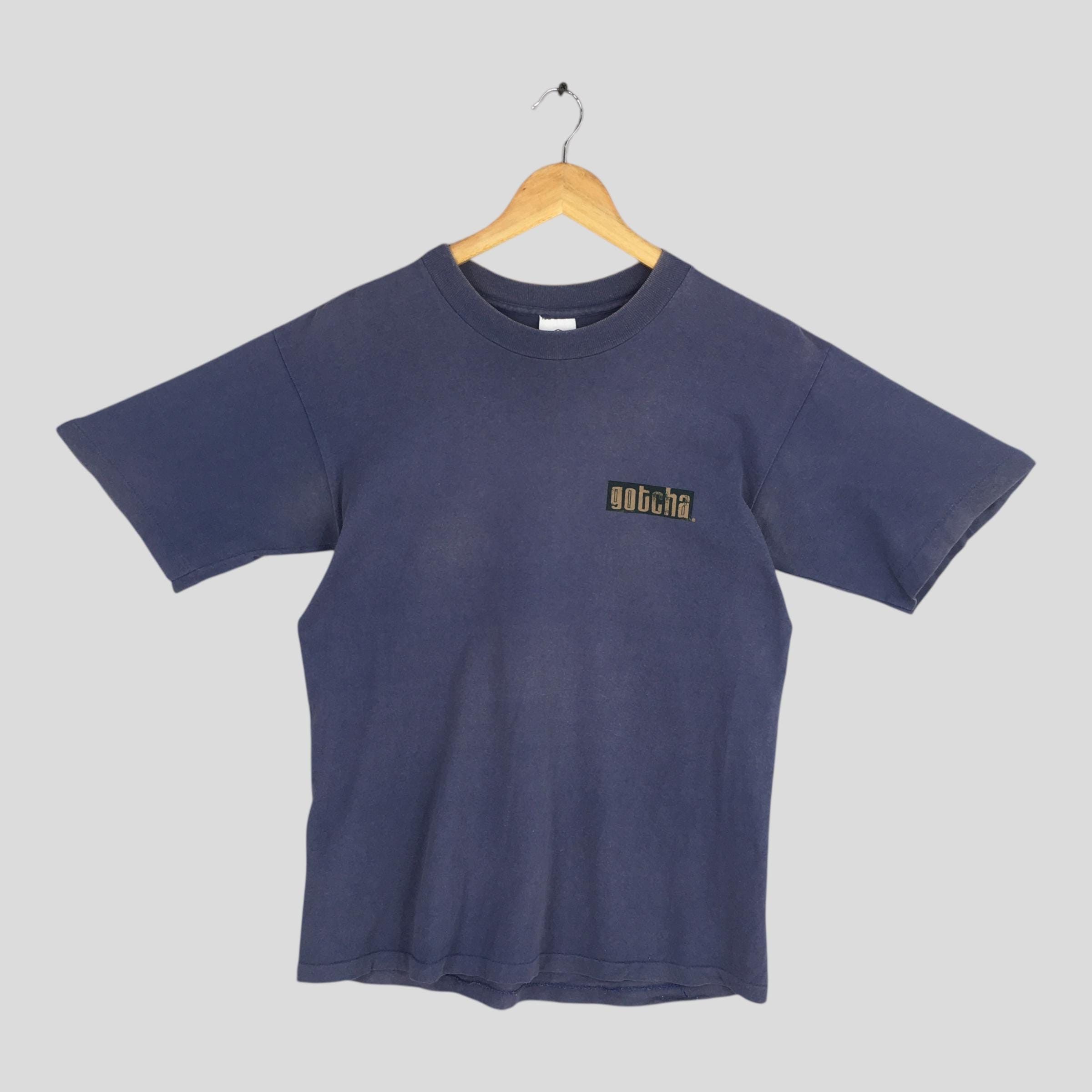 Gotcha Vintage 90s Gotcha Hawaii Surf Blue T shirt Medium Size US M / EU 48-50 / 2 - 4 Thumbnail