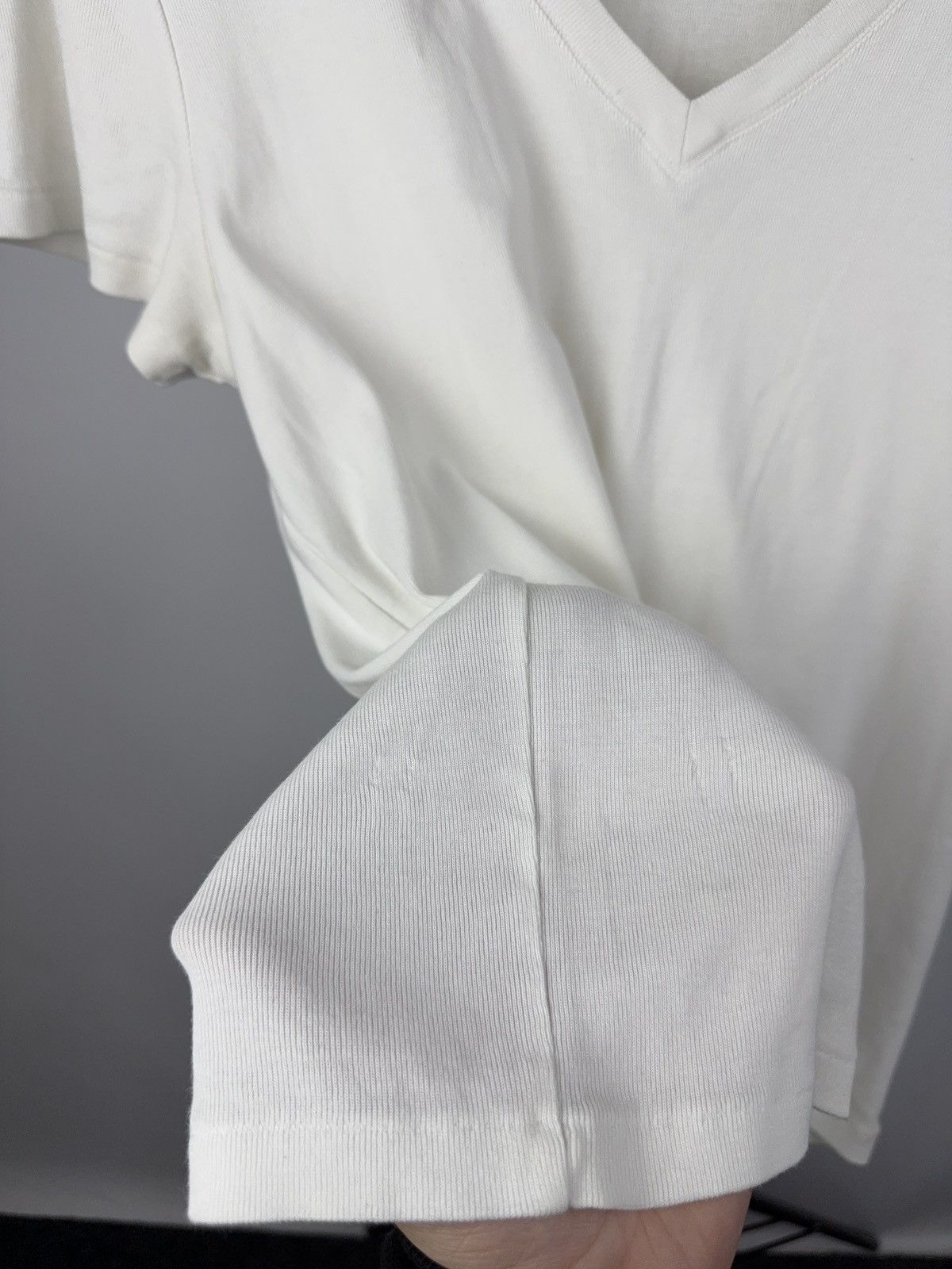 Polo Ralph Lauren Retro 90s Ralph Lauren Sport V-Neck White Tee Blue Pony XL Size XL / US 12-14 / IT 48-50 - 11 Thumbnail