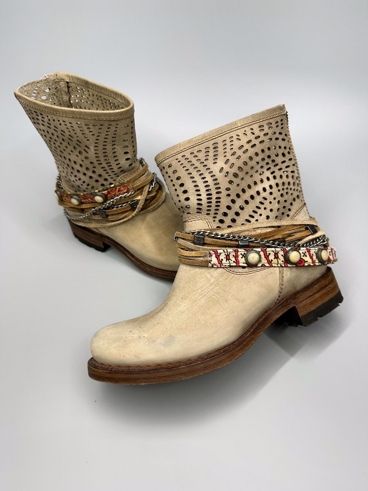 Sendra Rare Sendra Leather Boots Size US 6 / IT 36 - 1 Thumbnail