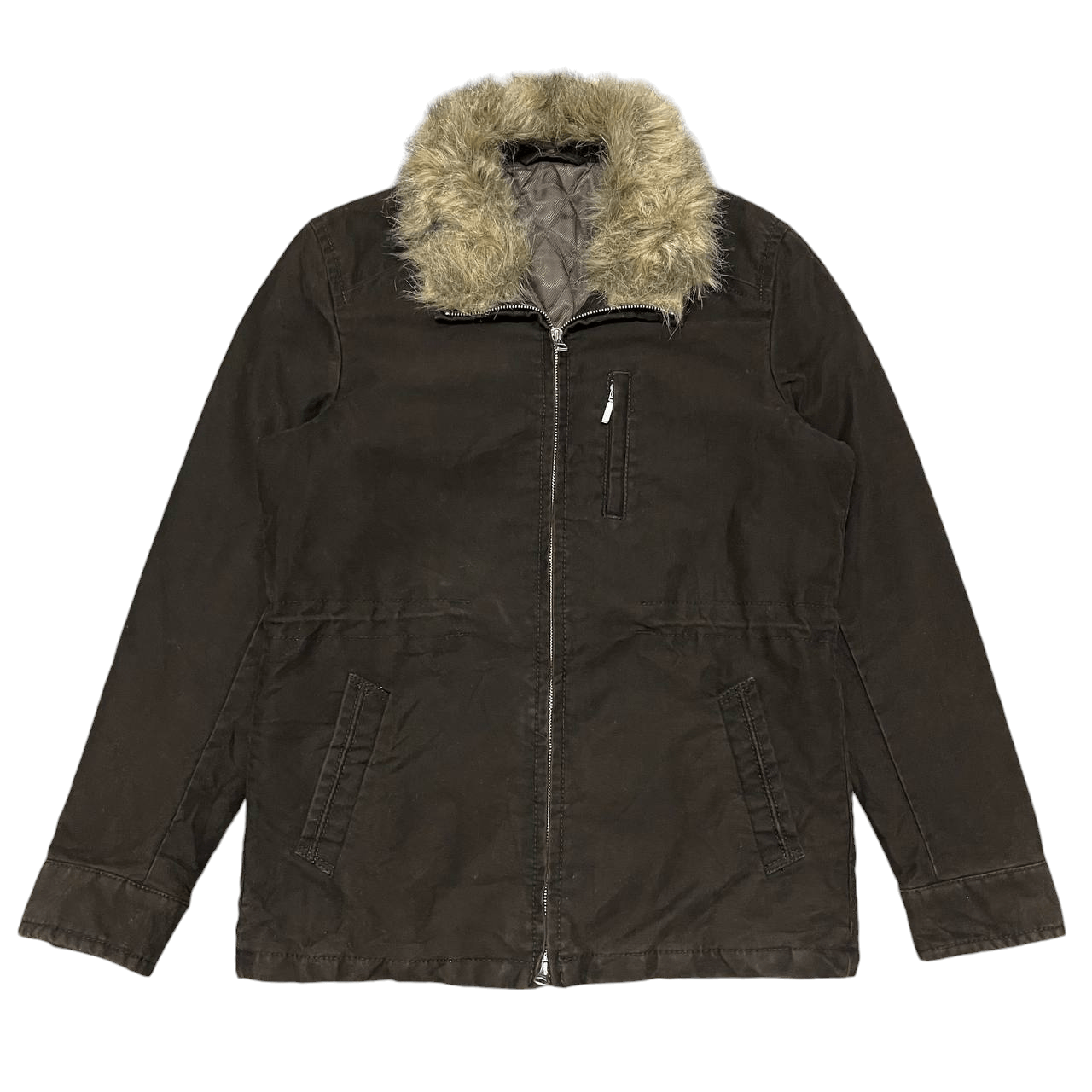 ABAHOUSE Vintage Abahouse Faux Fur Zipper Jacket Size US M / EU 48-50 / 2 - 1 Thumbnail