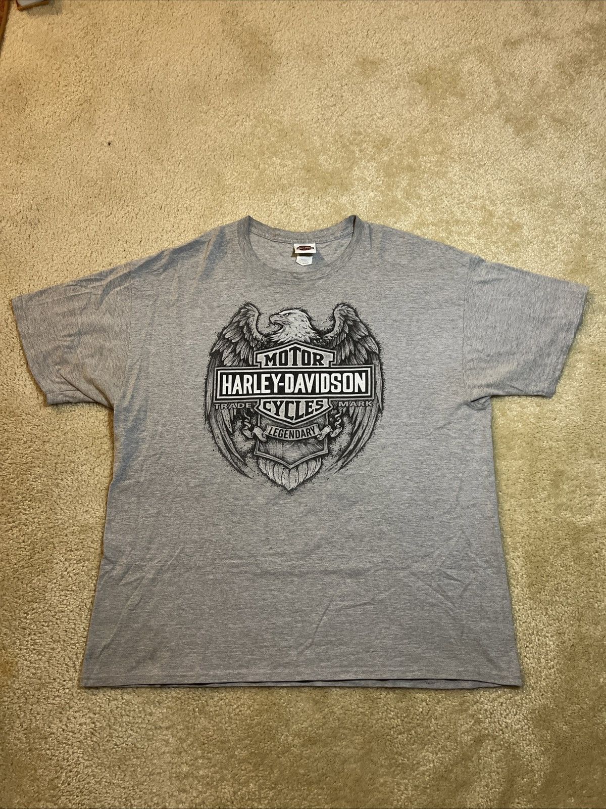 Harley Davidson Harley Davidson Korea Seoul Front And Back Hit Giant Eagle Size US XXL / EU 58 / 5 - 2 Thumbnail
