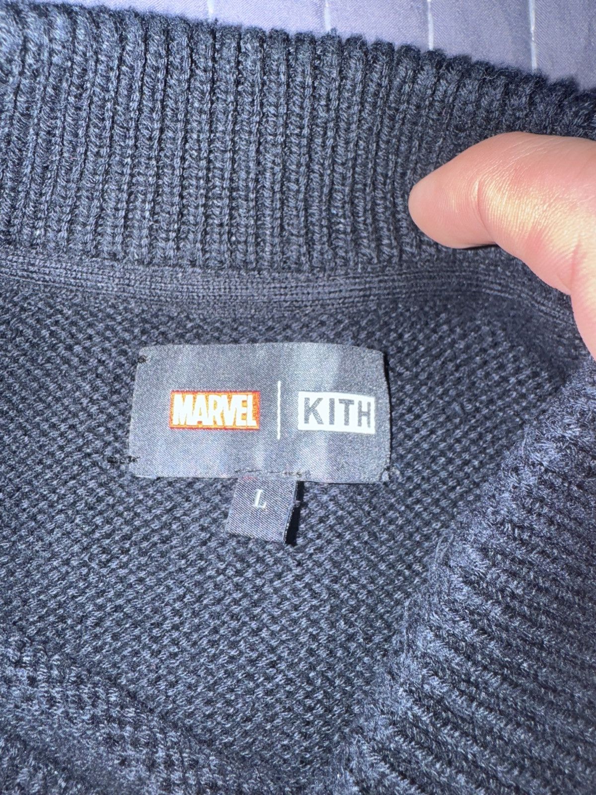 Kith Kith x Marvel Silver Surfer Heavy Knit Sweater Size US L / EU 52-54 / 3 - 3 Thumbnail