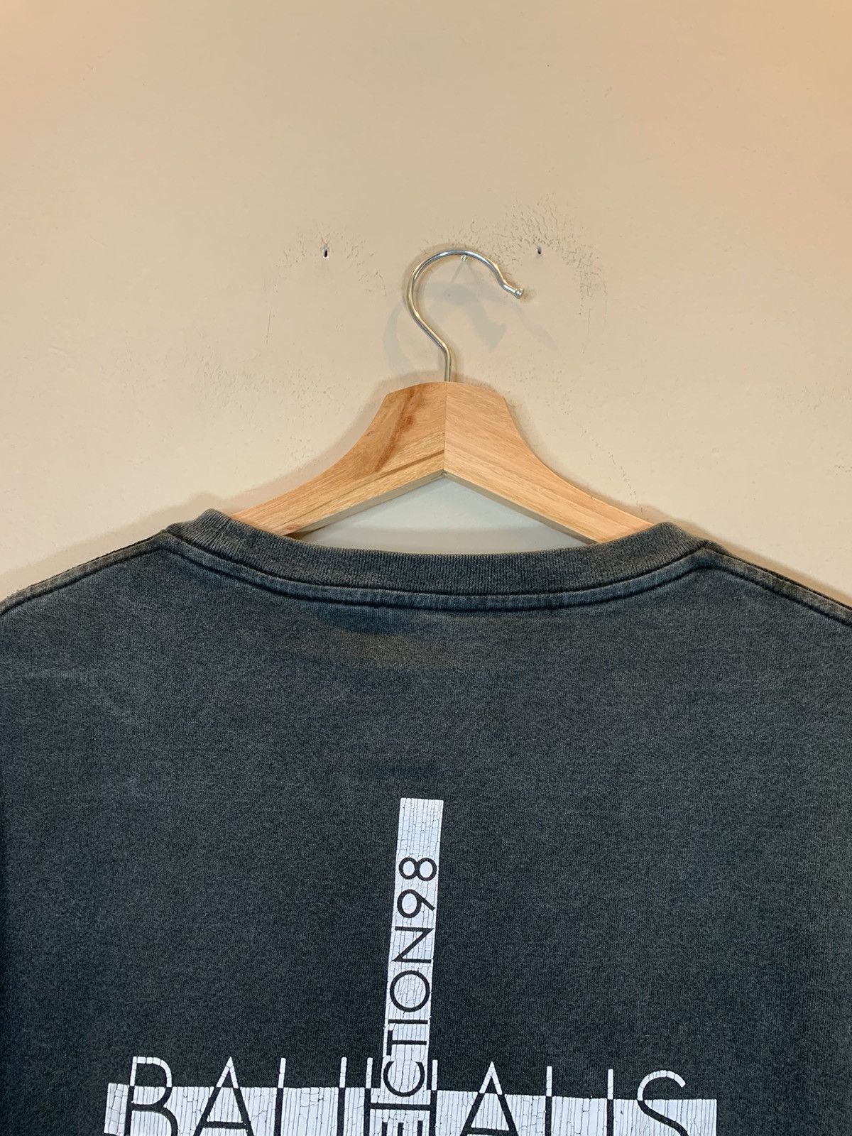 Band Tees RARE Vintage Bauhaus Resurrection Tour 90s Giant Faded Shirt Size US M / EU 48-50 / 2 - 6 Thumbnail
