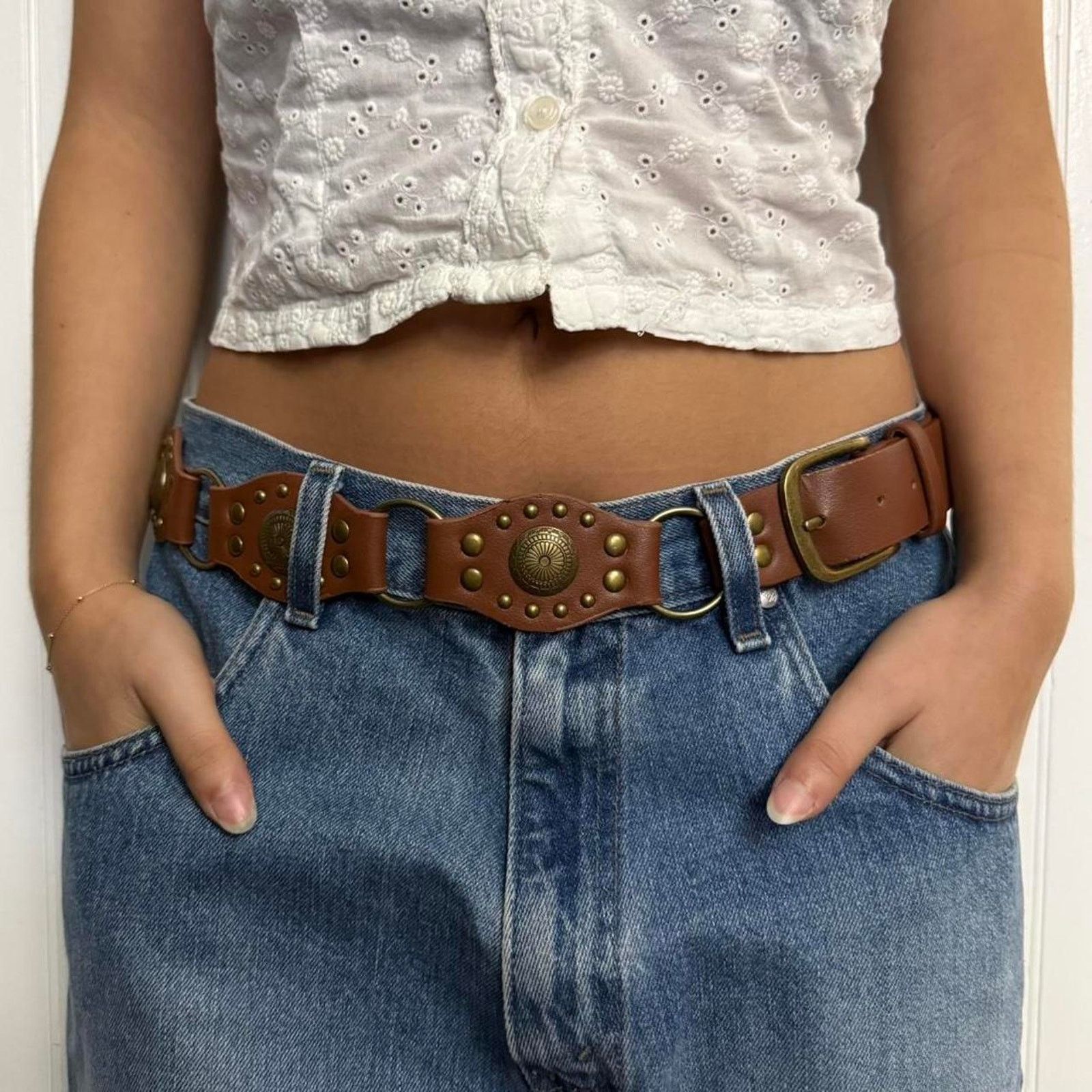 Other Brown vegan leather boho MENS1 Size ONE SIZE - 1 Thumbnail