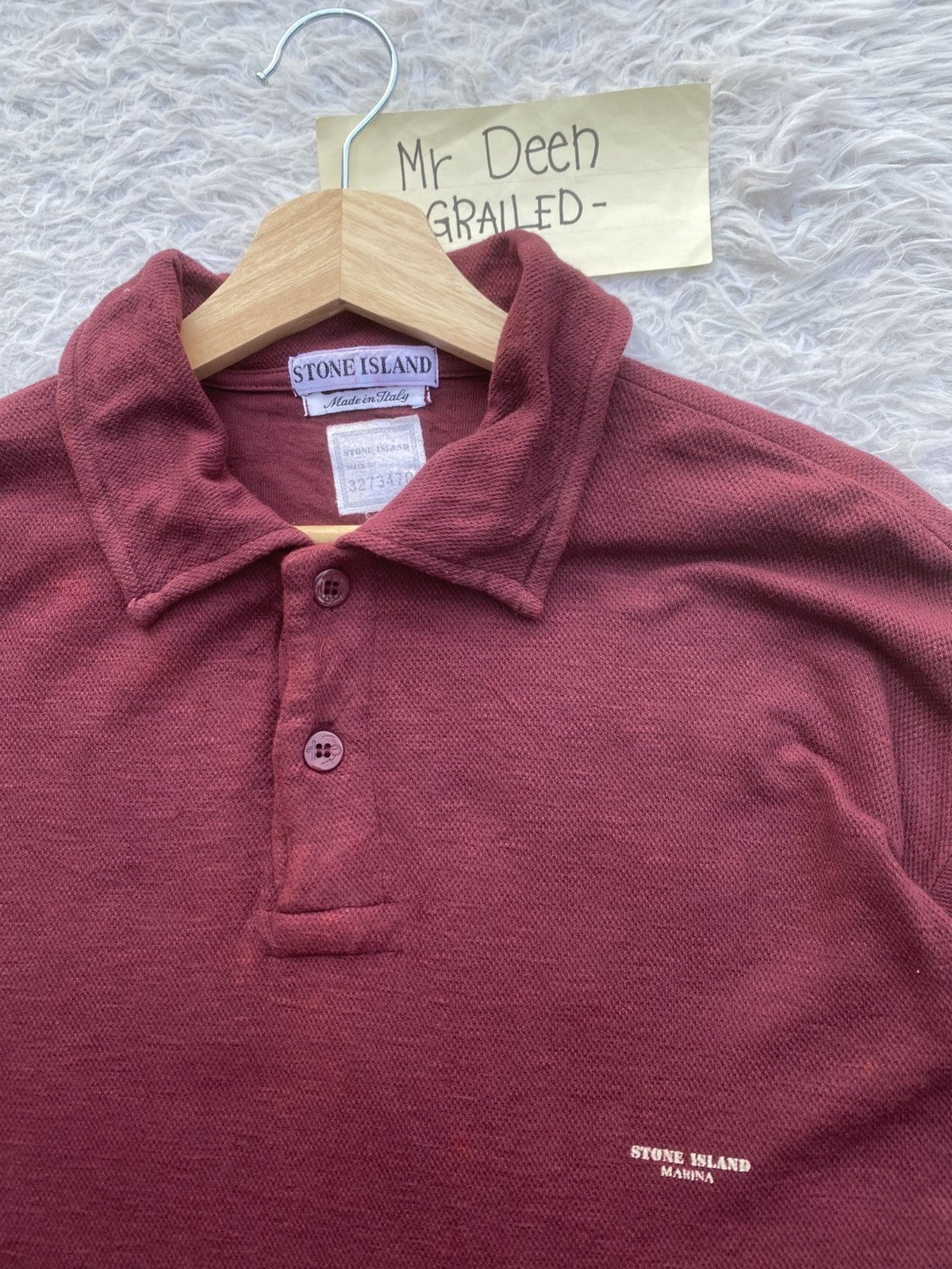Stone Island Vintage Stone Island Marina Polo Shirt from SS 1995 Size US M / EU 48-50 / 2 - 7 Thumbnail