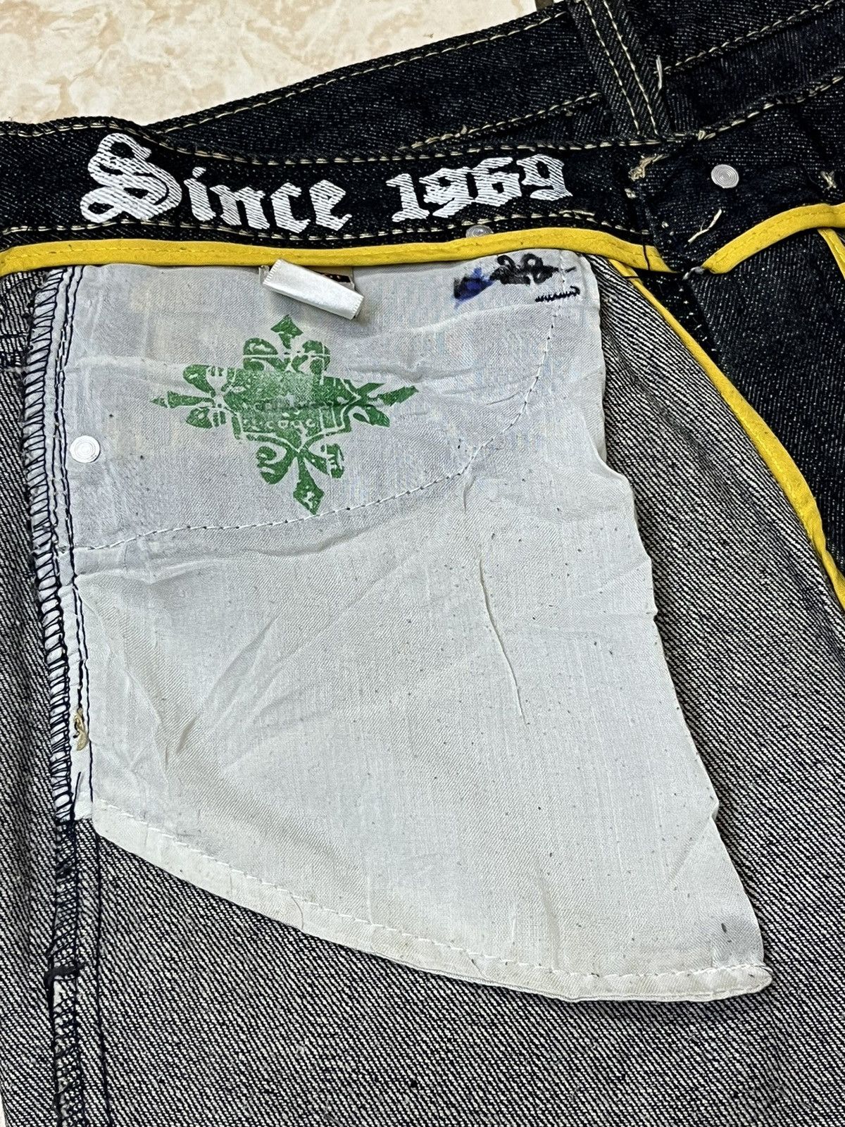 Coogi SICK🔥COOGI AUSTRALIA PRINTED/EMBROIDERY BAGGY JEANS Size US 34 / EU 50 - 18 Thumbnail