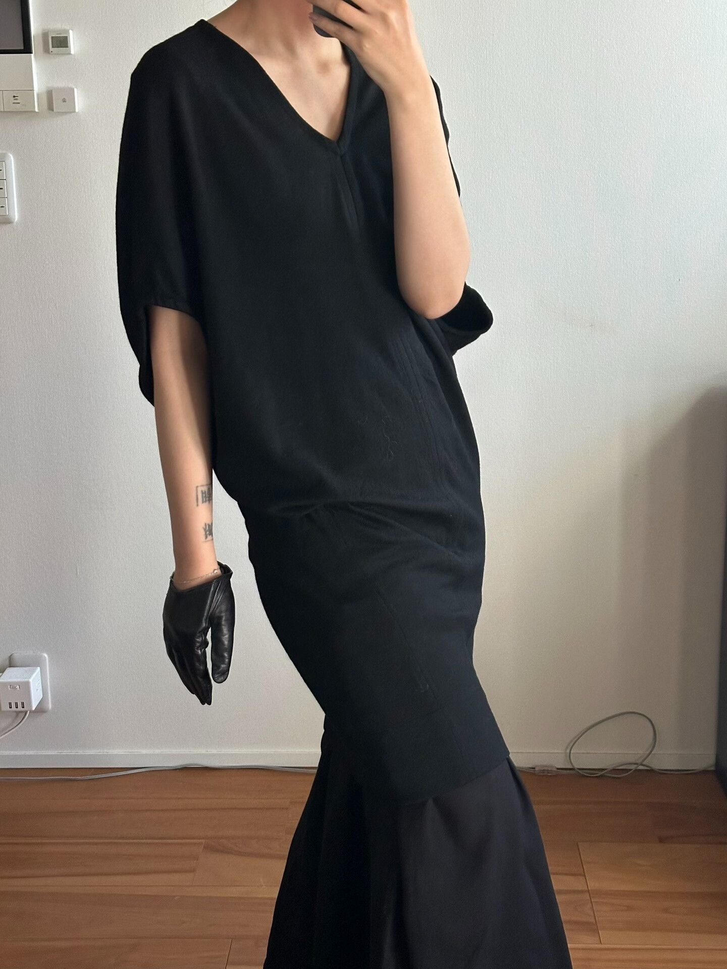Helmut Lang Helmut Lang Black Wool Dress Size S Size S / US 4 / IT 40 - 1 Thumbnail
