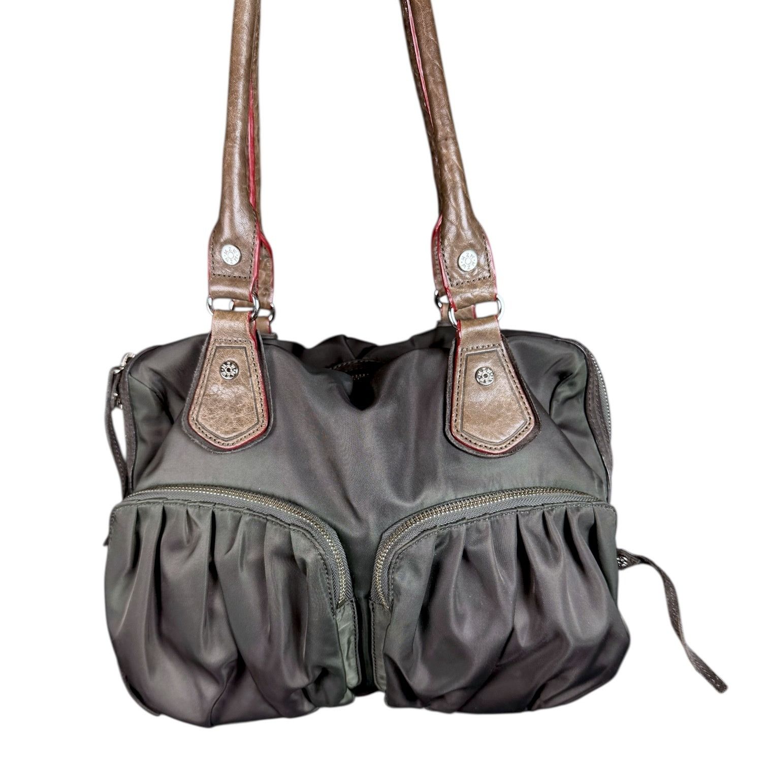 Other MZ Wallace Jane Gray with Pink Lining Handbag - $295 retail Size ONE SIZE - 1 Thumbnail