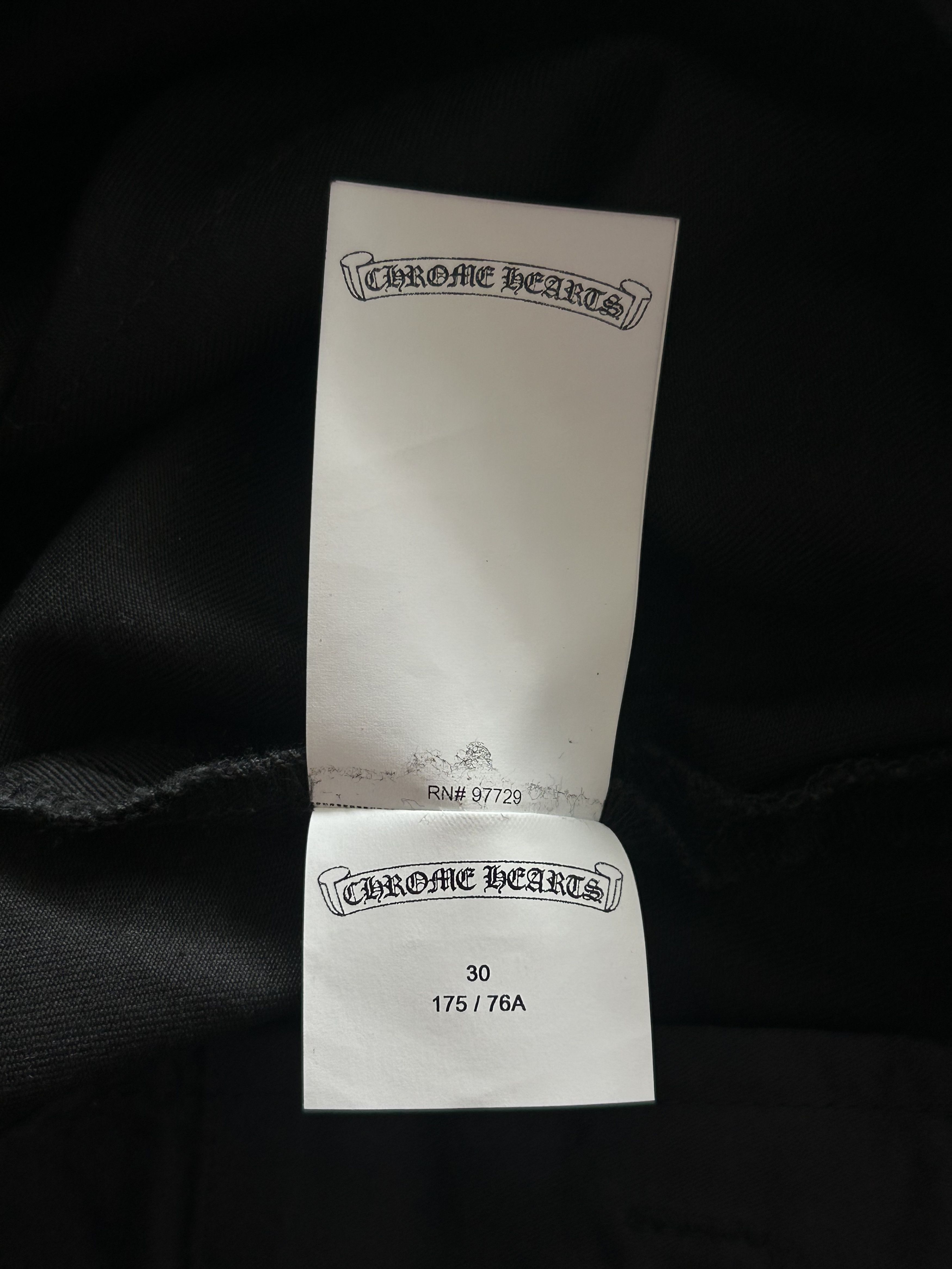 Chrome Hearts Chrome Hearts Matty Boy Black Multicolor Patch Cargo Pants Size US 33 - 6 Thumbnail