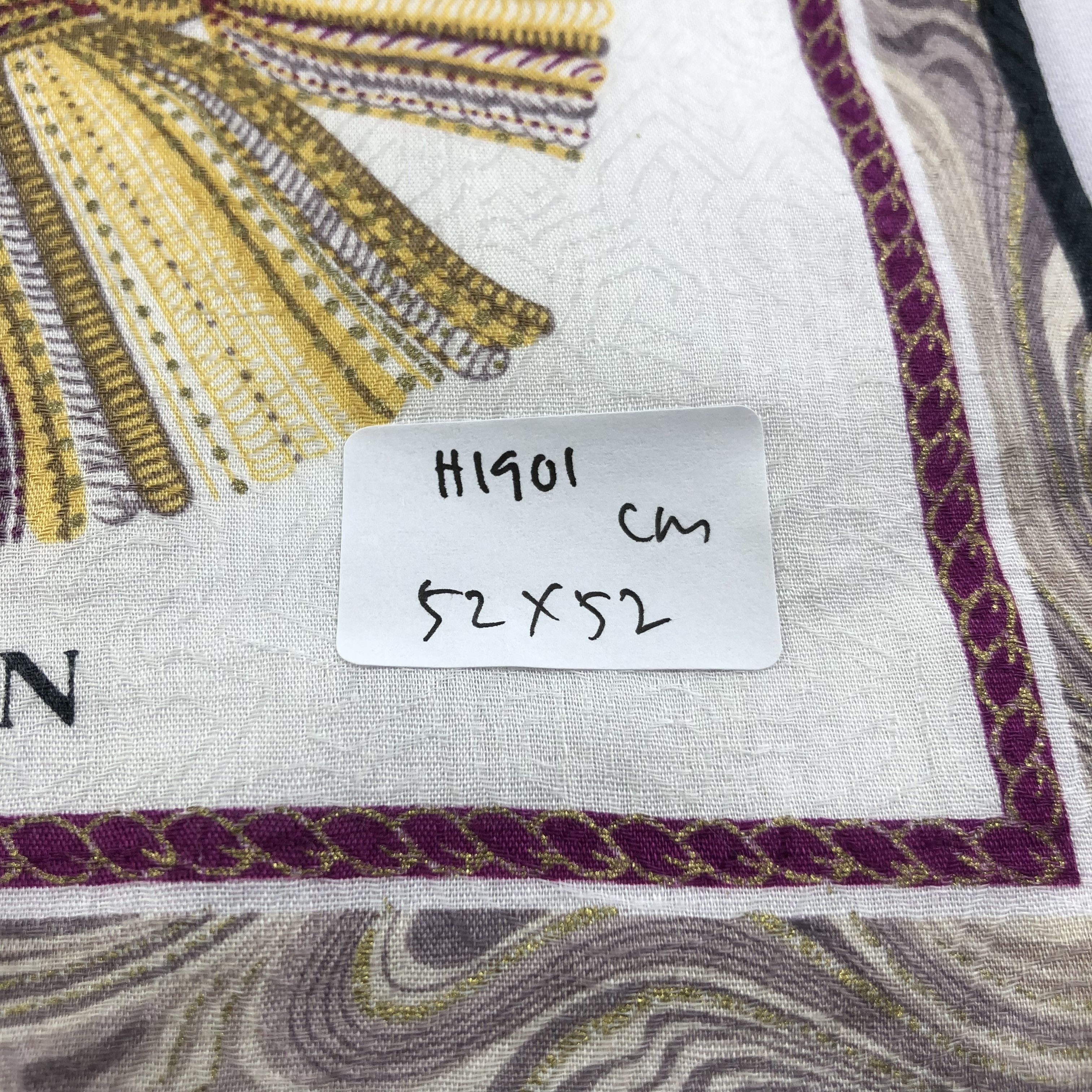 Lanvin Lanvin Tassels Handkerchief Neckerchief Bandana H1901 Size ONE SIZE - 7 Thumbnail