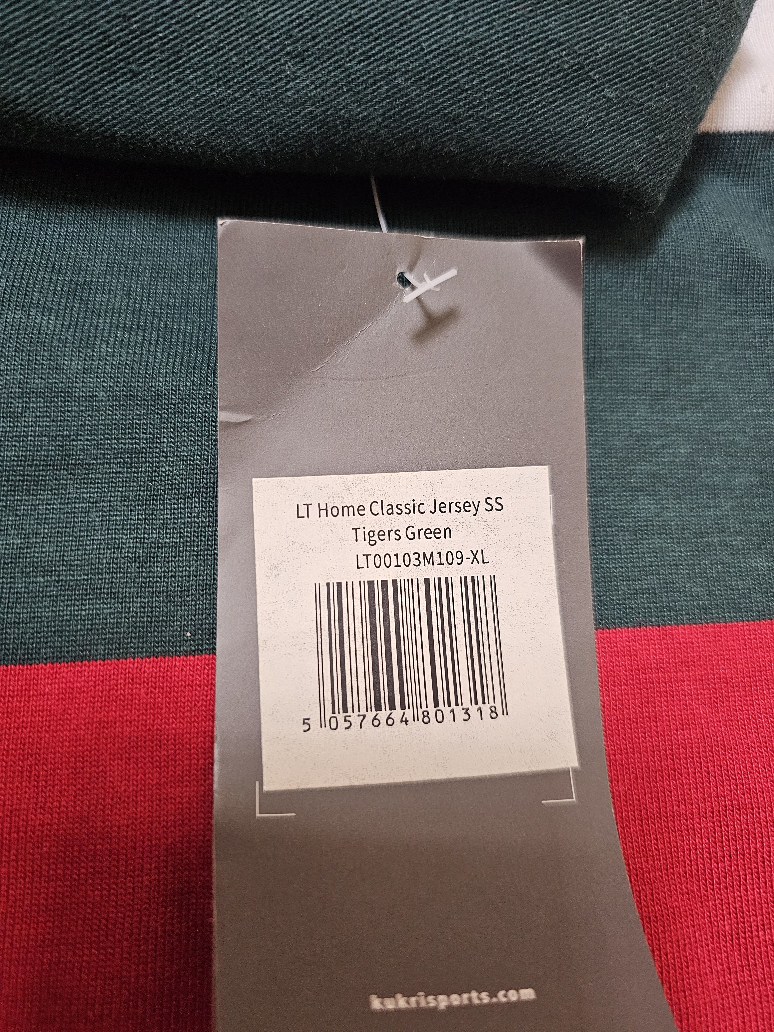 Other LEICESTER TIGERS 2017 RUGBY JERSEY NEW ENGLAND RUGBY UNION Size US XL / EU 56 / 4 - 9 Thumbnail