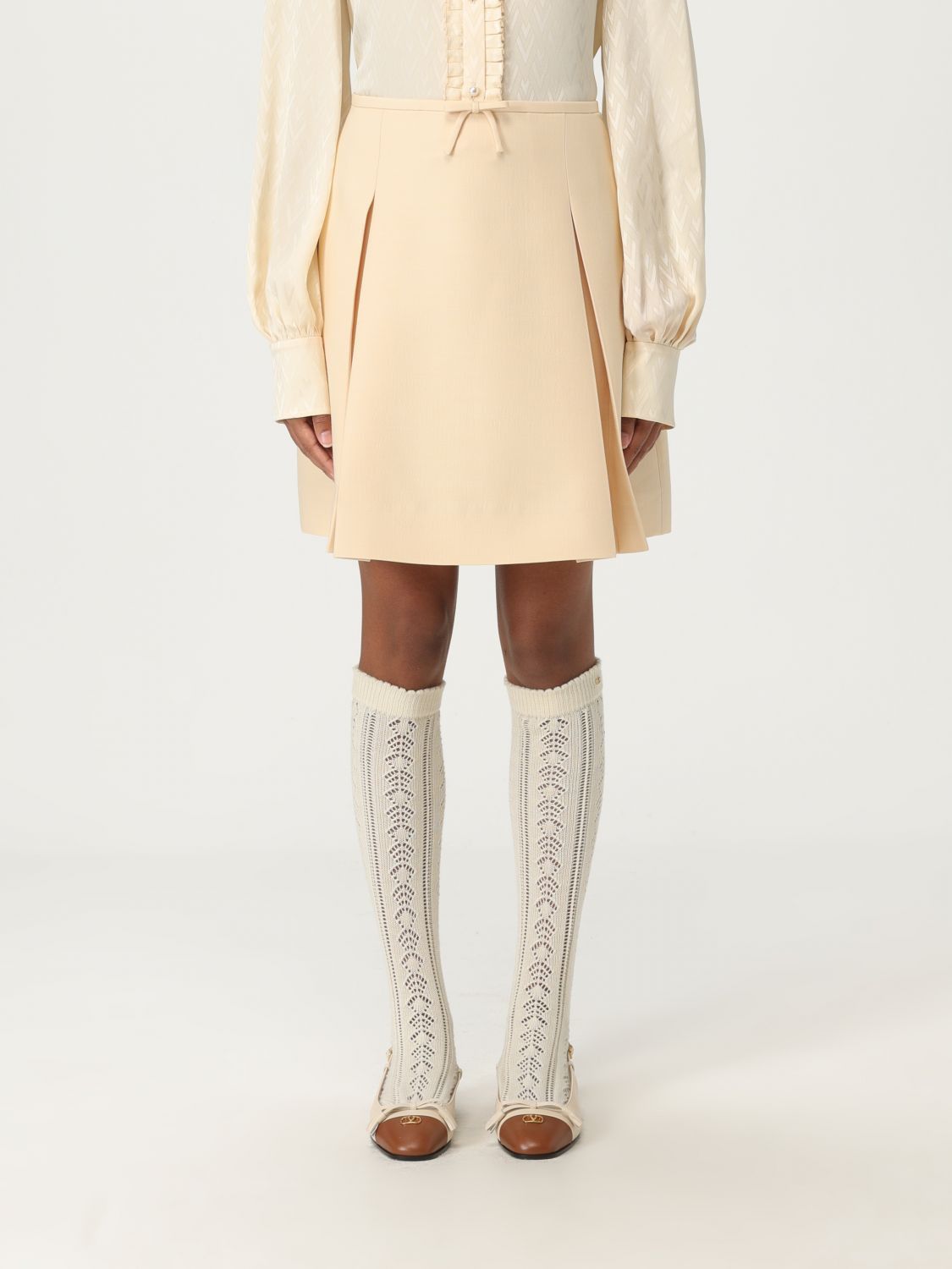 Valentino Skirt Woman Beige