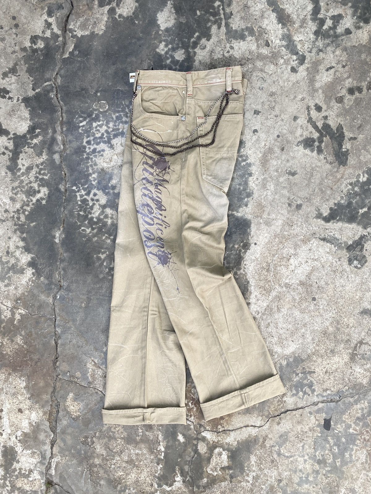 I6W9 Japanese Wild Life Pant Y2k