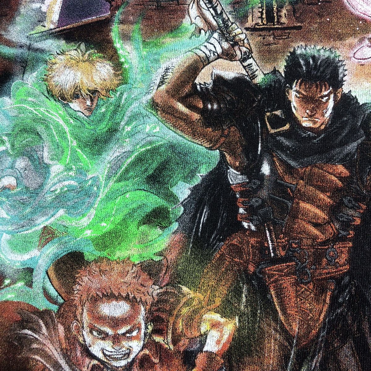 Anime Shirt Berserk - Black Swordsman Party Fanmade