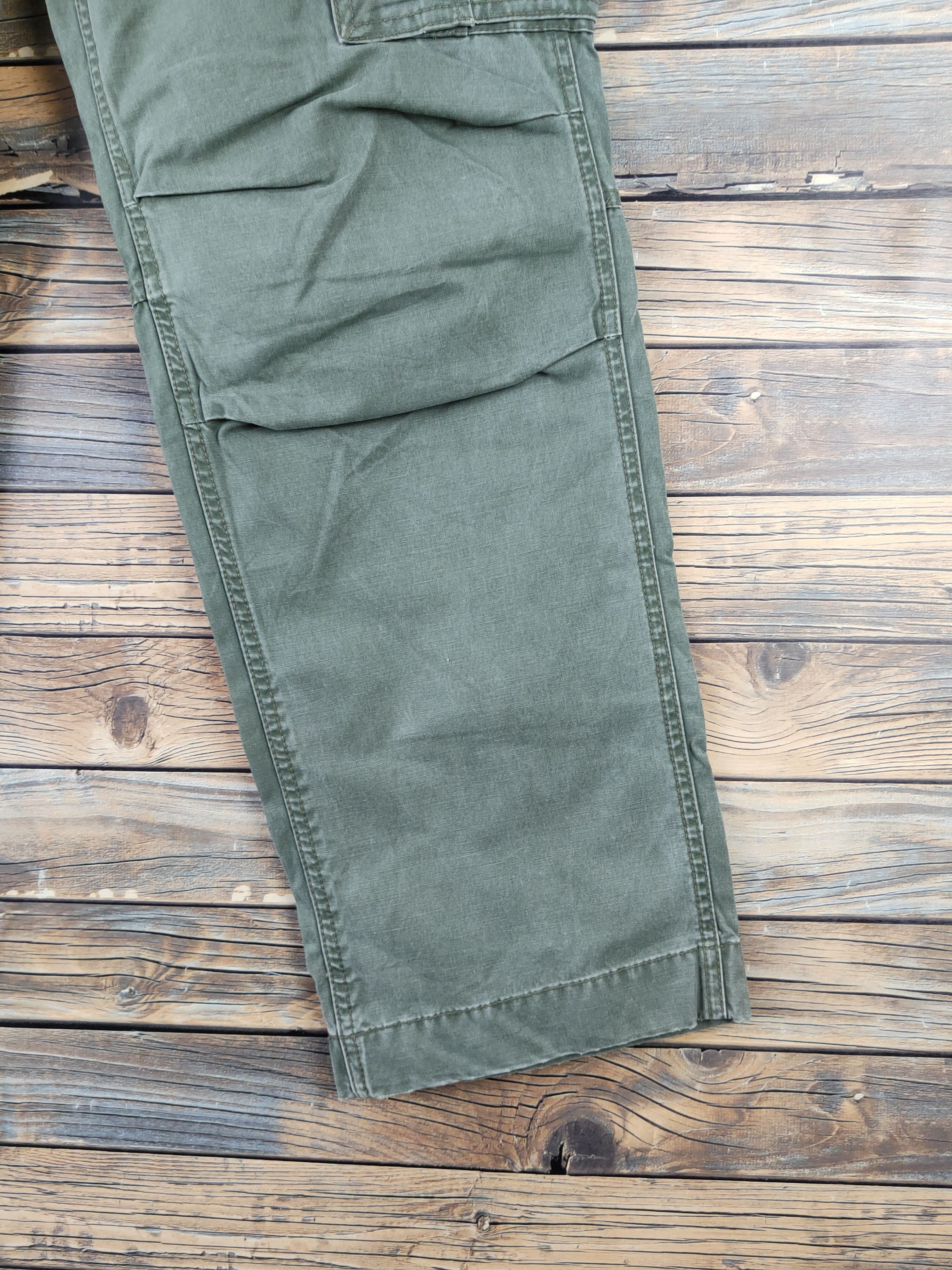 Japanese Brand DL Gap Green Multipocket Tactical Cargo Pants #093 Size US 29 - 6 Thumbnail