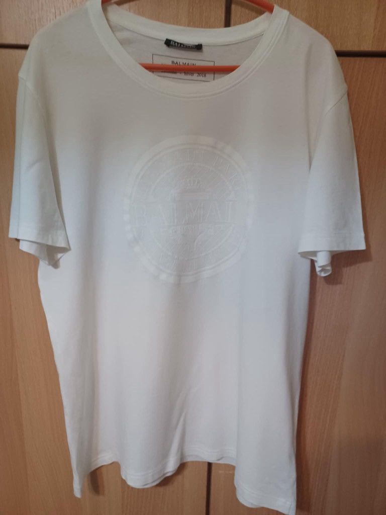Balmain Balmain white t-shirt Size US L / EU 52-54 / 3 - 1 Thumbnail