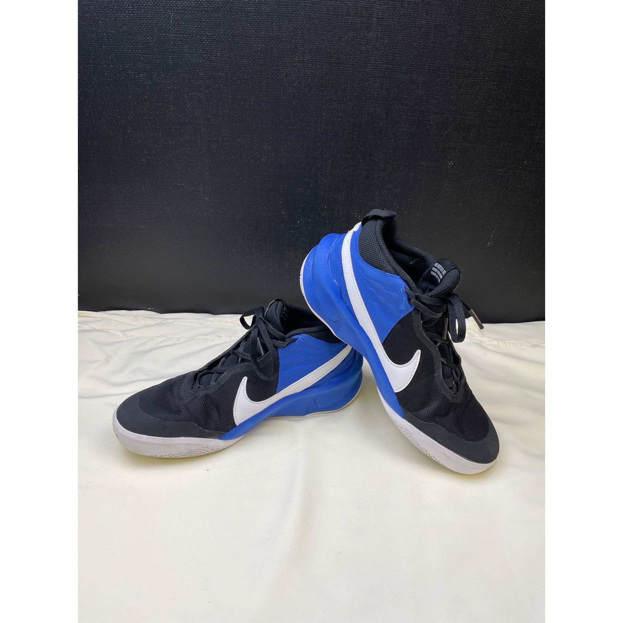 Nike Nike Team Hustle Mens Royal Blue Black Sneakers Shoes Size 7 Size US 7 / EU 40 - 1 Thumbnail
