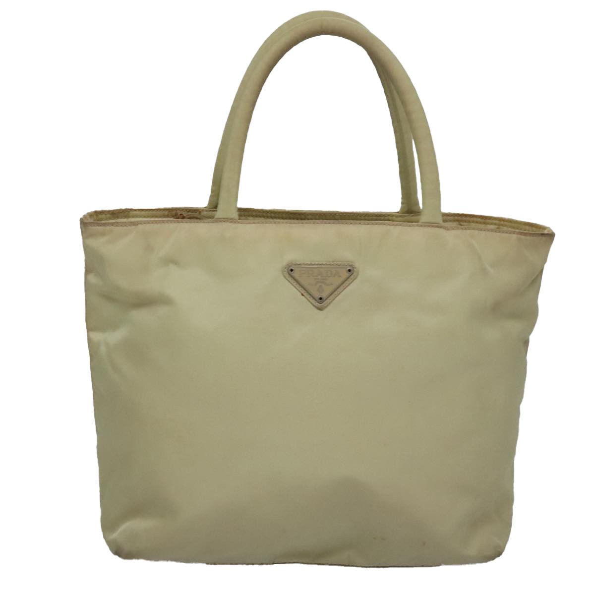 Prada Beige Synthetic Handbag (Pre-Owned) Size ONE SIZE - 1 Thumbnail