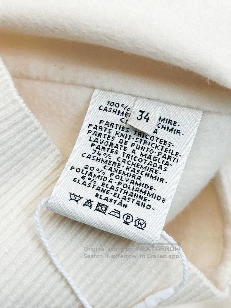 Hermes Hermes Beige Cashmere Double-faced Short Coat Size XXS / US 00 / IT 34 - 5 Thumbnail
