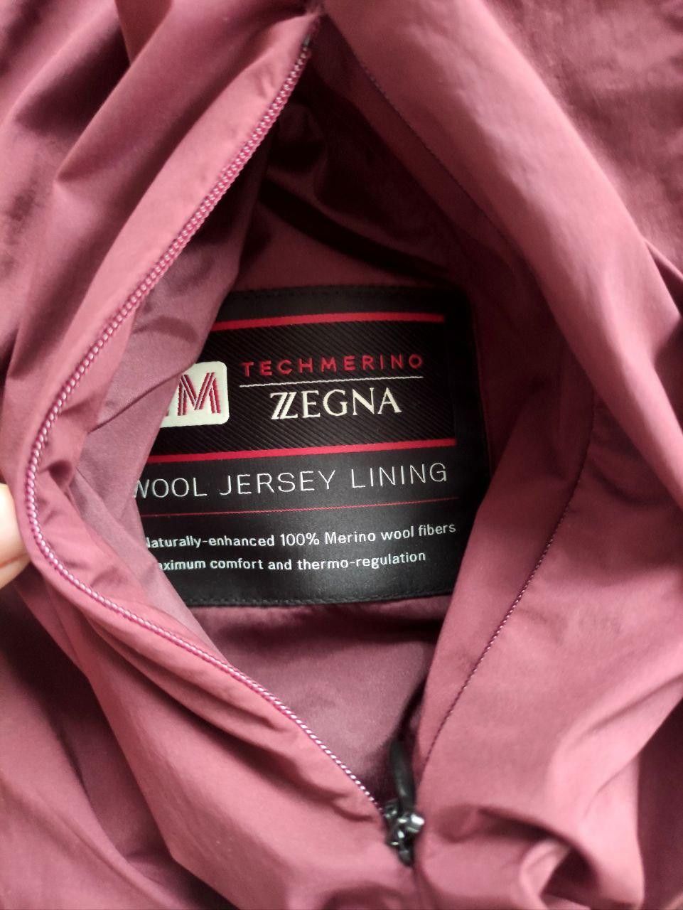 Zegna two-way windbreaker for men