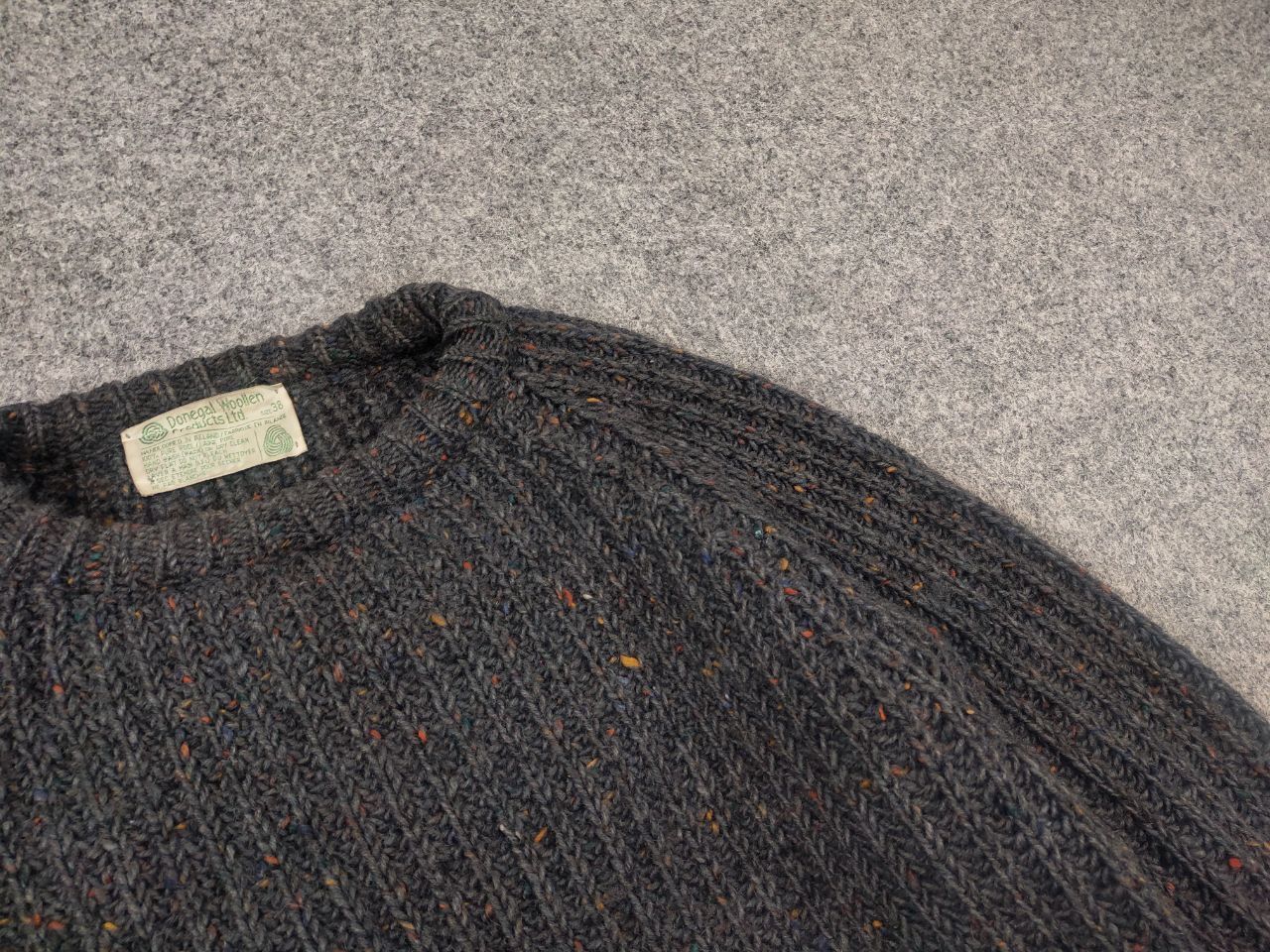 Aran Crafts Vintage 80's Donegal Woollen Knit Wool Sweater Fisherman Size US S / EU 44-46 / 1 - 5 Thumbnail