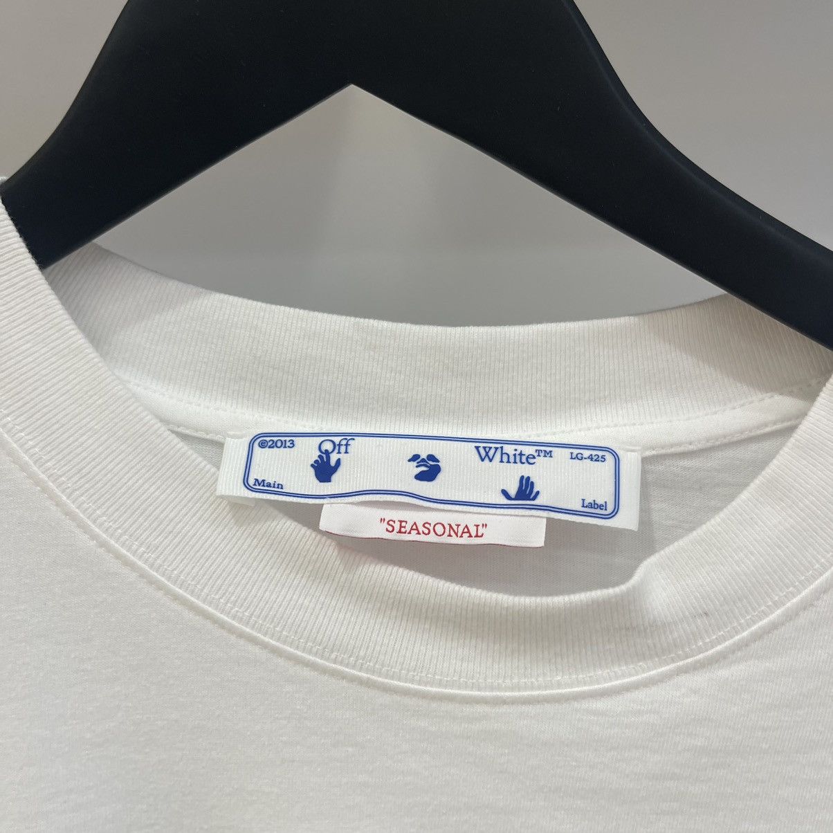 Off-White Off-White Blue Metal Arrow Tee Size US M / EU 48-50 / 2 - 5 Thumbnail