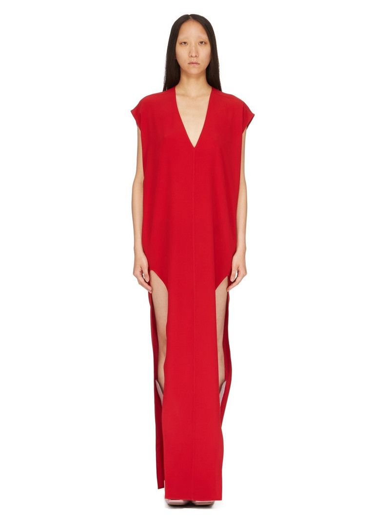 Rick Owens o1y0126 Maxi Dress in Red Size M / US 6-8 / IT 42-44 - 1 Thumbnail