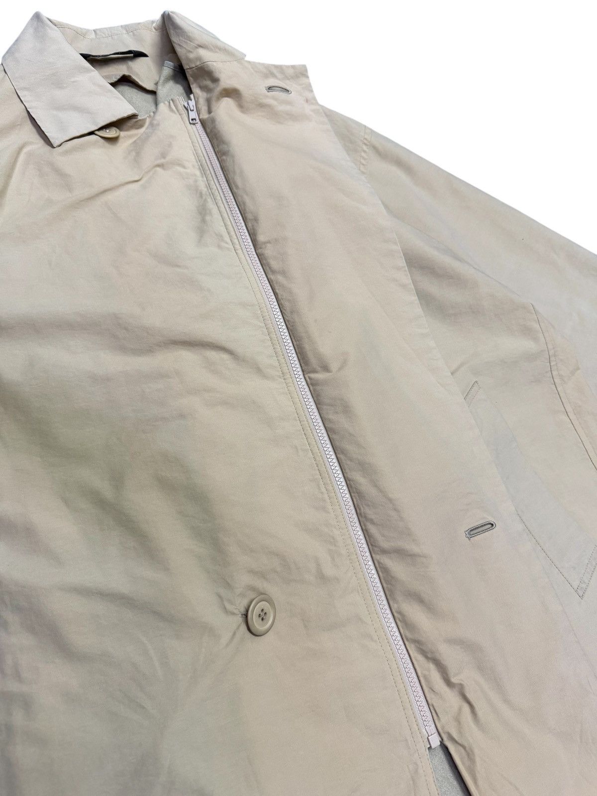 Issey Miyake Vintage Windcoat Zip up Trench Coat By Issey Miyake Size US L / EU 52-54 / 3 - 7 Thumbnail