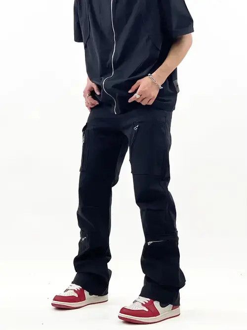 Other zipper tactical utility flared cargo pants Size US 32 / EU 48 - 4 Thumbnail