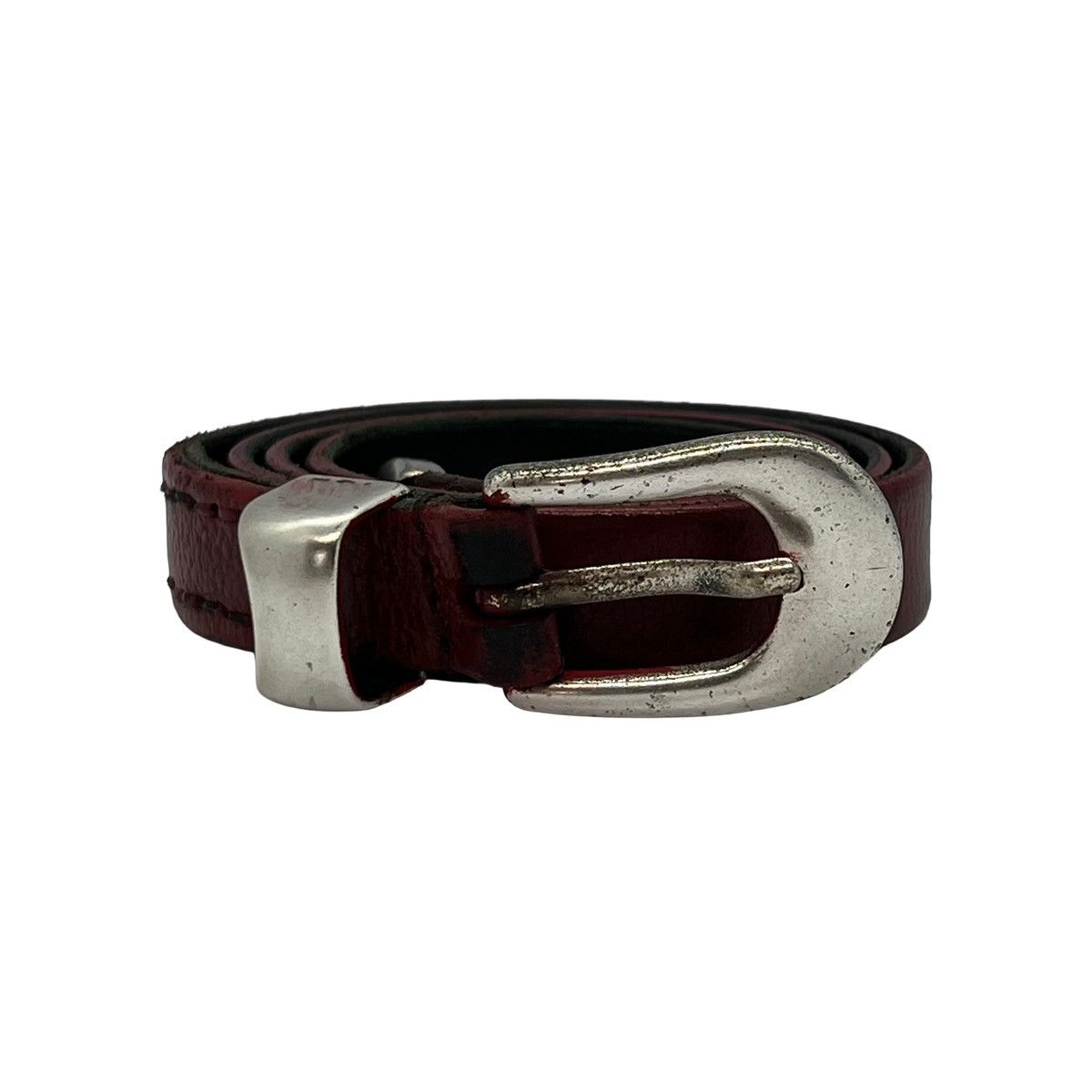 OUR LEGACY SHADOW CHROME LEATHER ベルト 90 OUR LEGACY(アワー