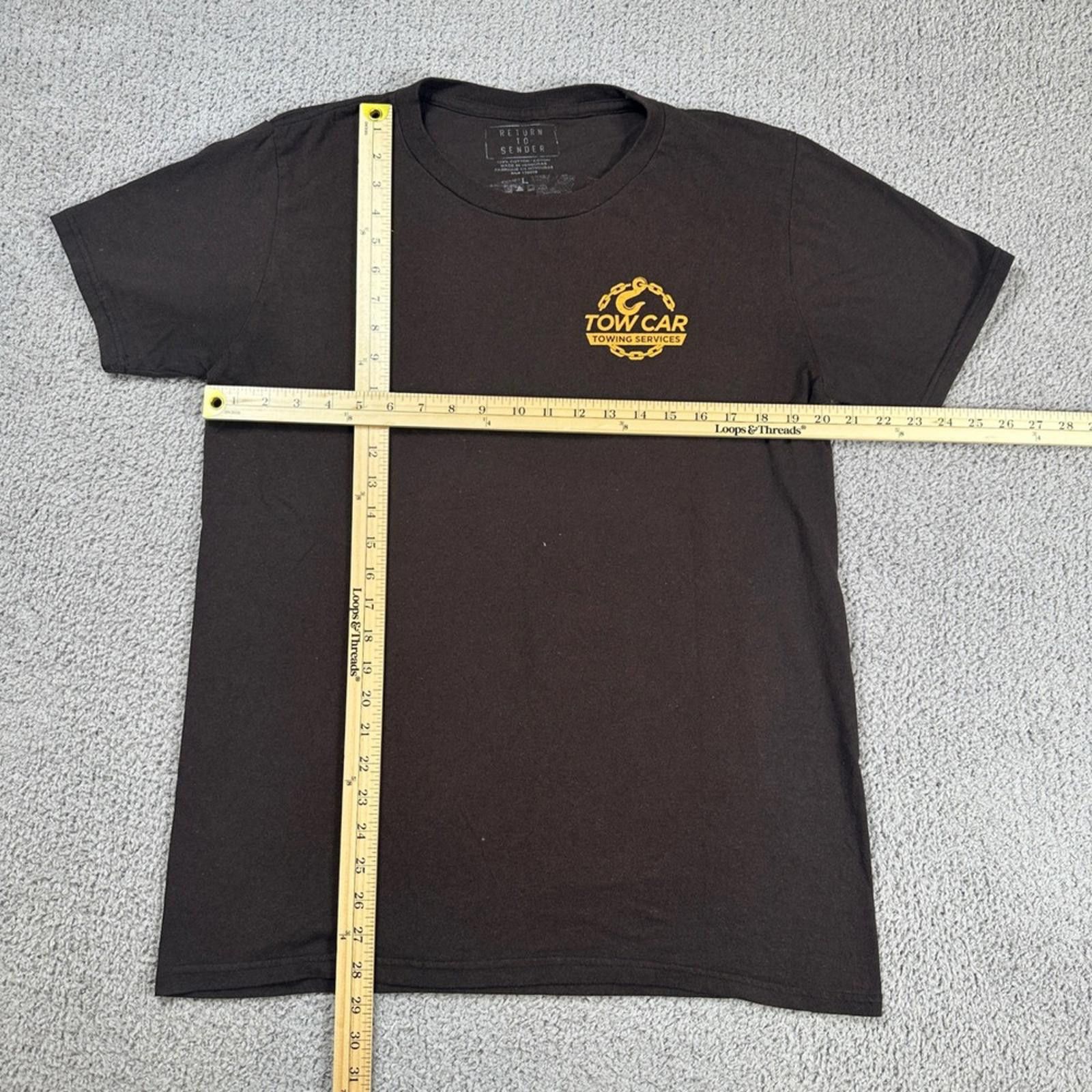Other Return to Sender Haunted Tow Grim Reaper Car T Shirt Mens L Size US L / EU 52-54 / 3 - 3 Thumbnail