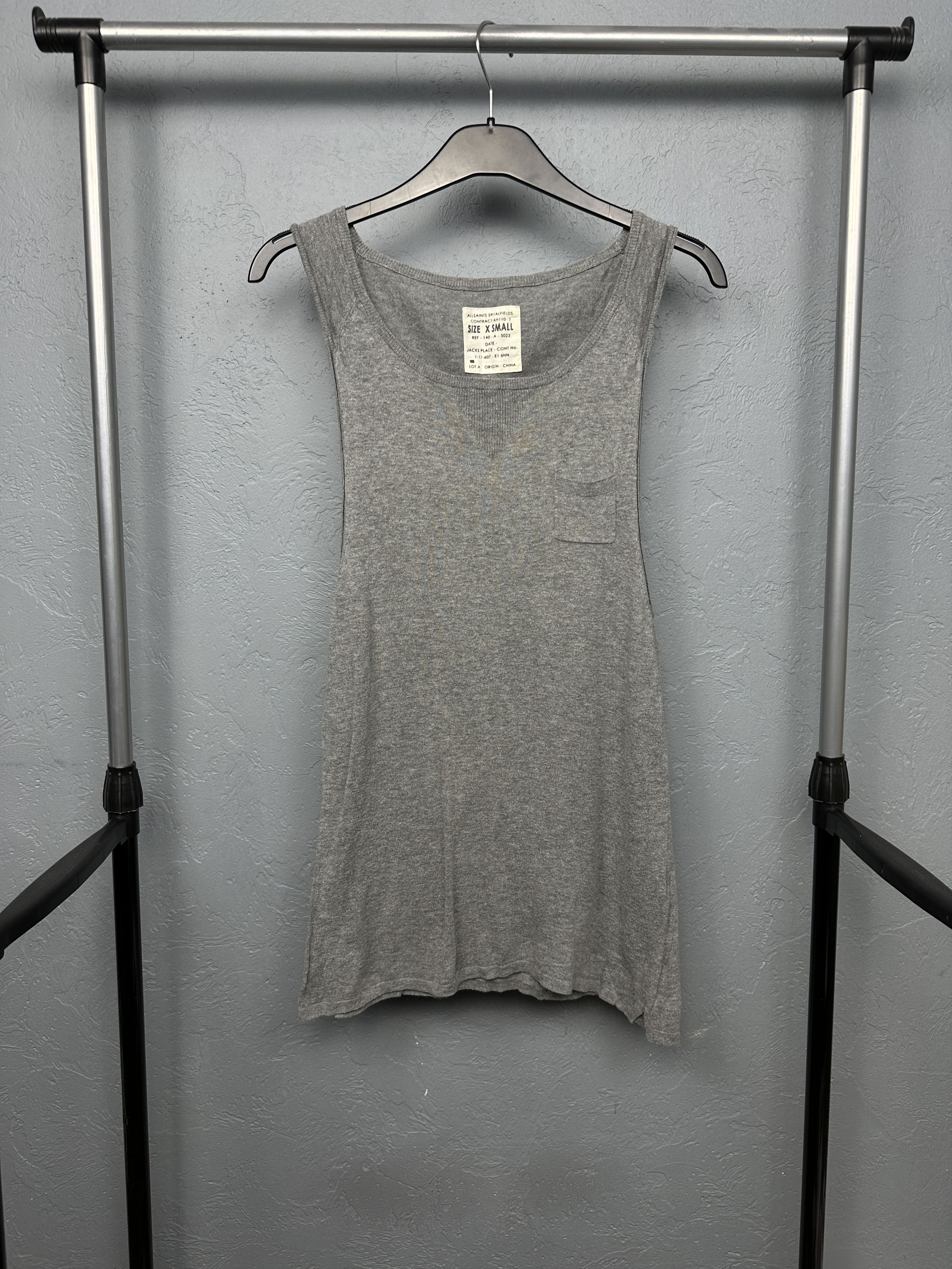 Allsaints Allsaints Mens Clinch Vest Tank Top Sleeveless T-Shirt Size US XS / EU 42 / 0 - 1 Thumbnail