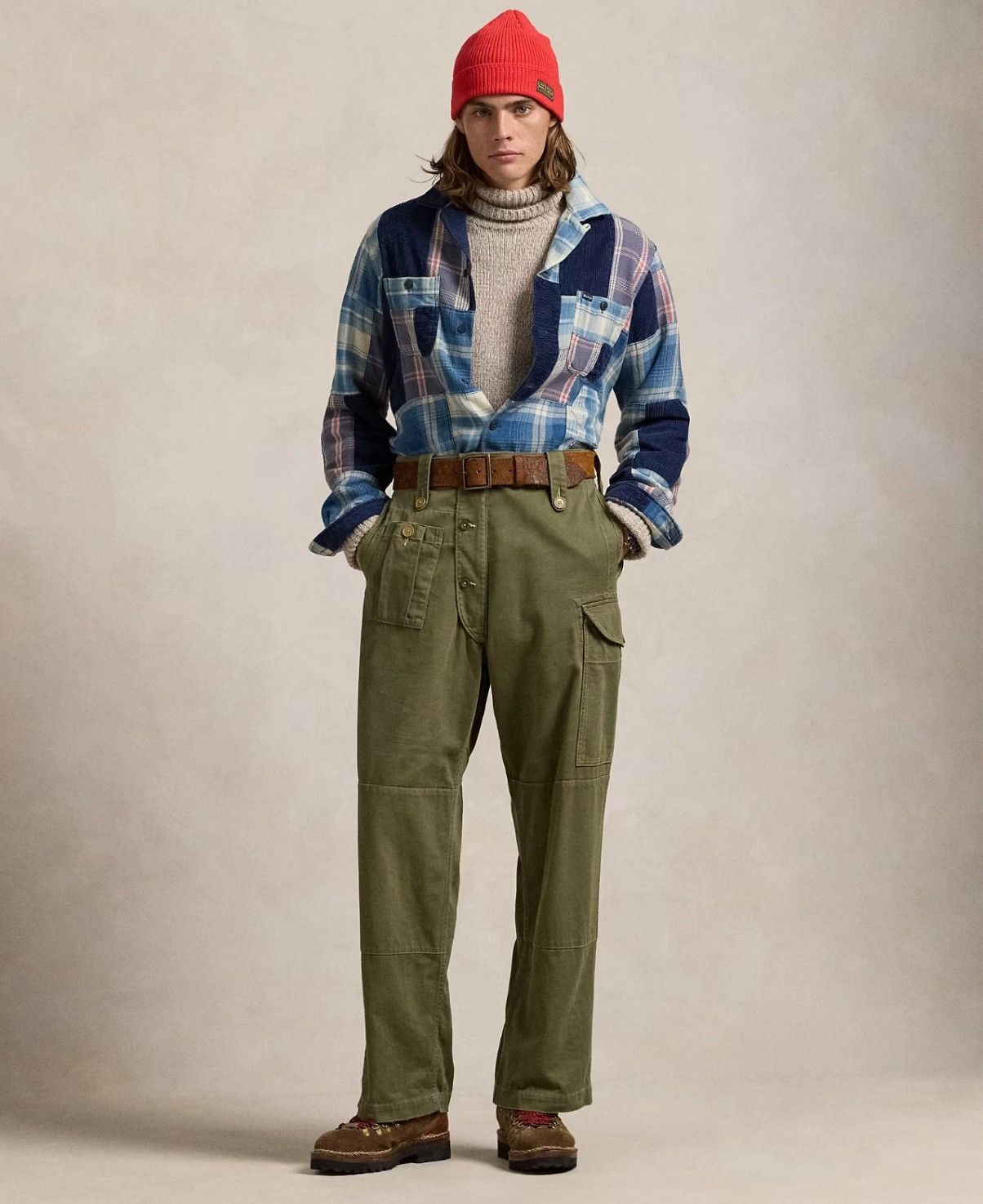 Polo Ralph Lauren 1940 military army hunting skeet cargo relaxed pants Size US 32 / EU 48 - 21 Thumbnail