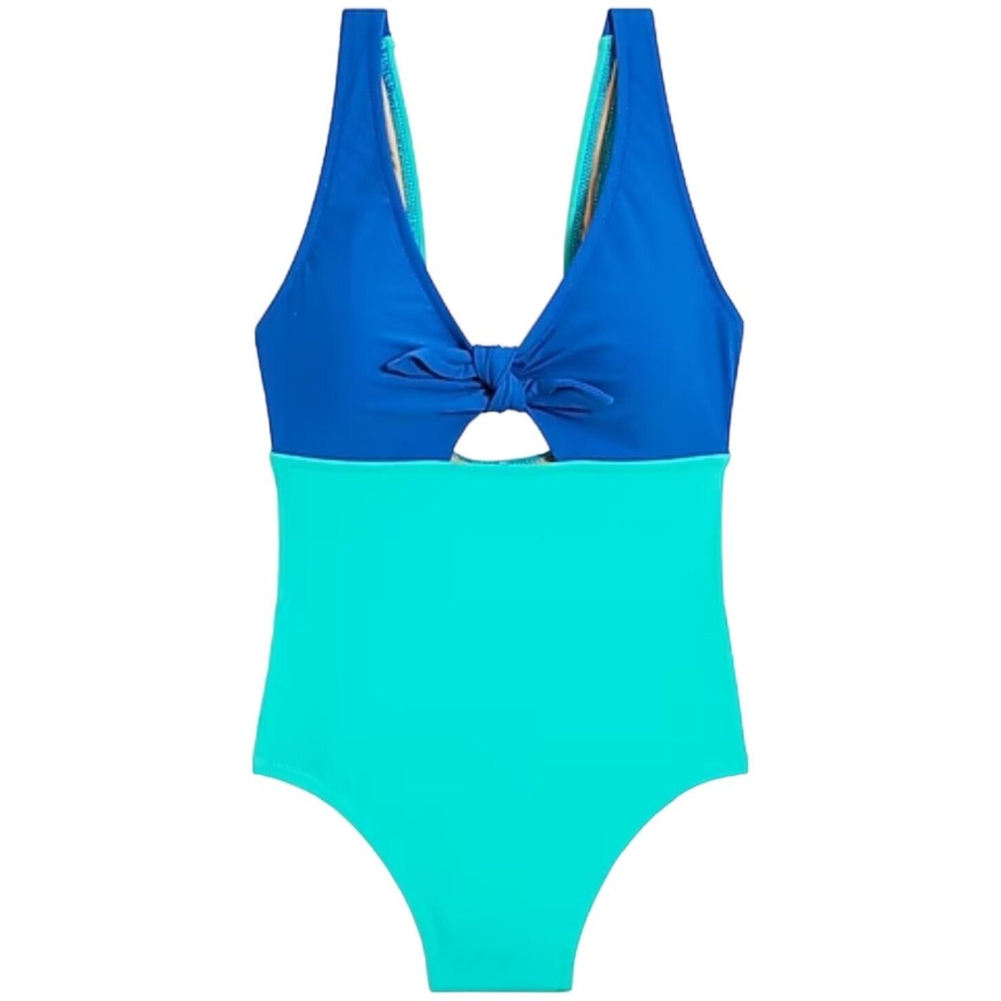 J.Crew J.Crew One-piece Cutout Swimsuit with Bow, S Size ONE SIZE - 1 Thumbnail