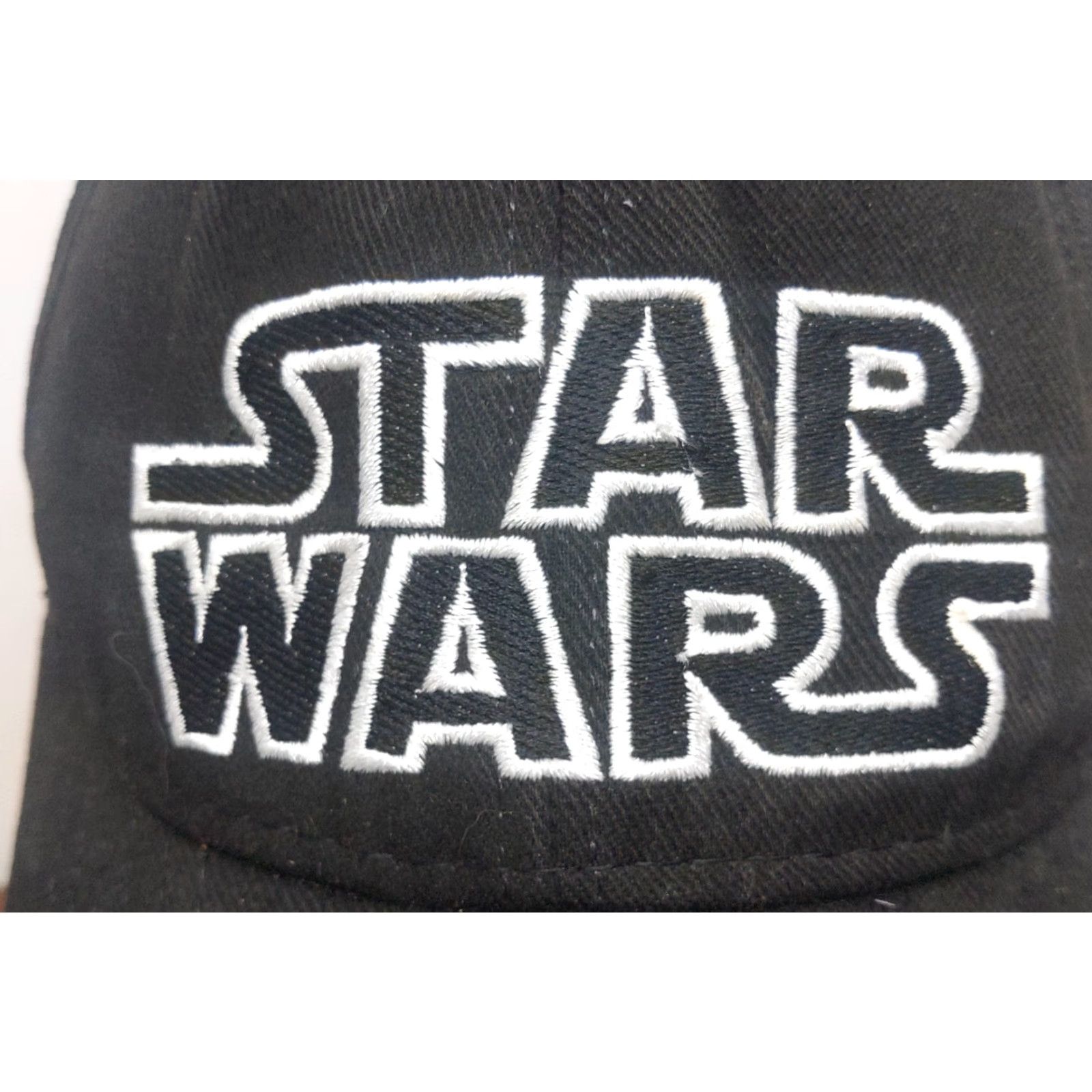 Star Wars VTG Star Wars Ball Cap Black Embroidery USA Strapback One Size Men Cotton Polyester Knit Adjustable 90s Marlin Tease Lucasfilm Baseball Hat Size ONE SIZE - 2 Thumbnail