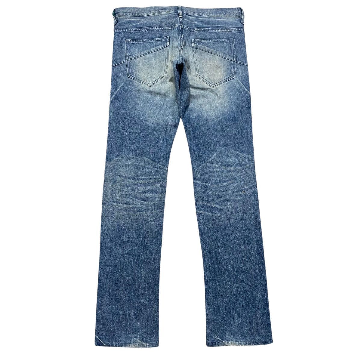 Japanese Brand ICHI MIRI Blue Denim Jeans Size US 33 - 1 Thumbnail