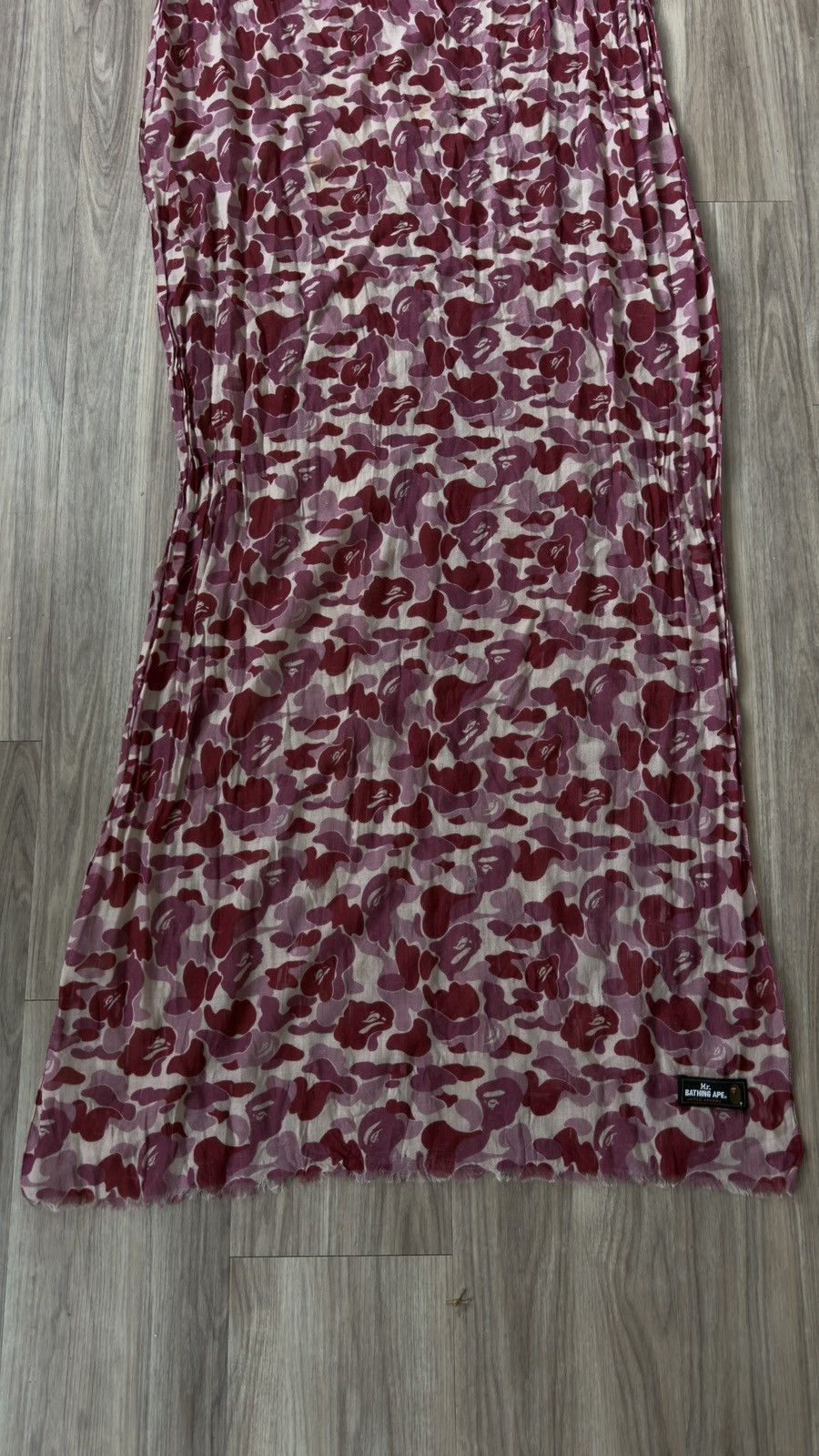 Bape Bape Silk Scarf Red Size ONE SIZE - 2 Thumbnail