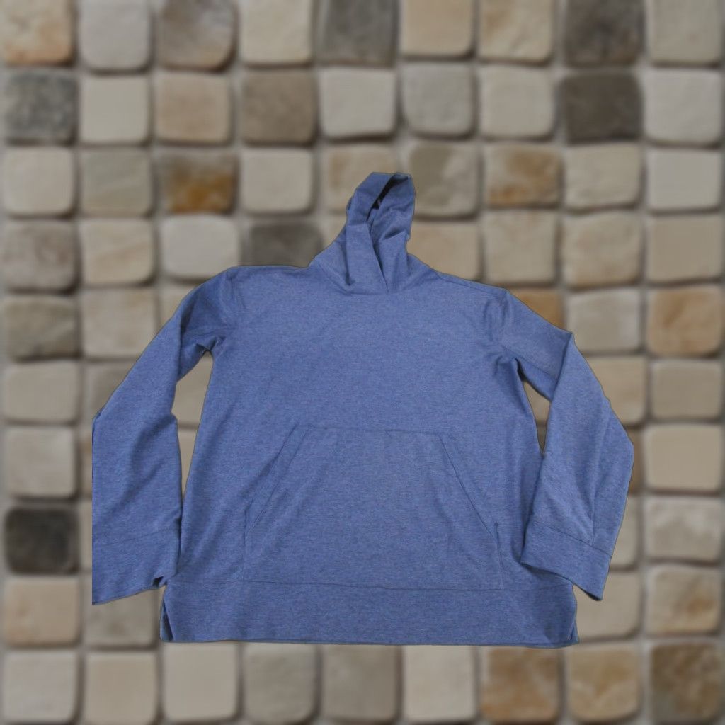 Outdoor Voices Outdoor Voices Sweatshirt Mens Medium Jockey Pullover Hoodie Blue Tear Size US M / EU 48-50 / 2 - 1 Thumbnail