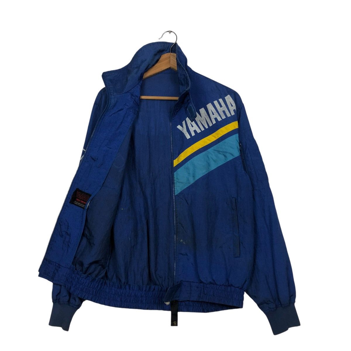Vintage 🔥VINTAGE BOMBER JACKET RACING SONAUTO YAMAHA BIG LOGO Size US M / EU 48-50 / 2 - 13 Thumbnail